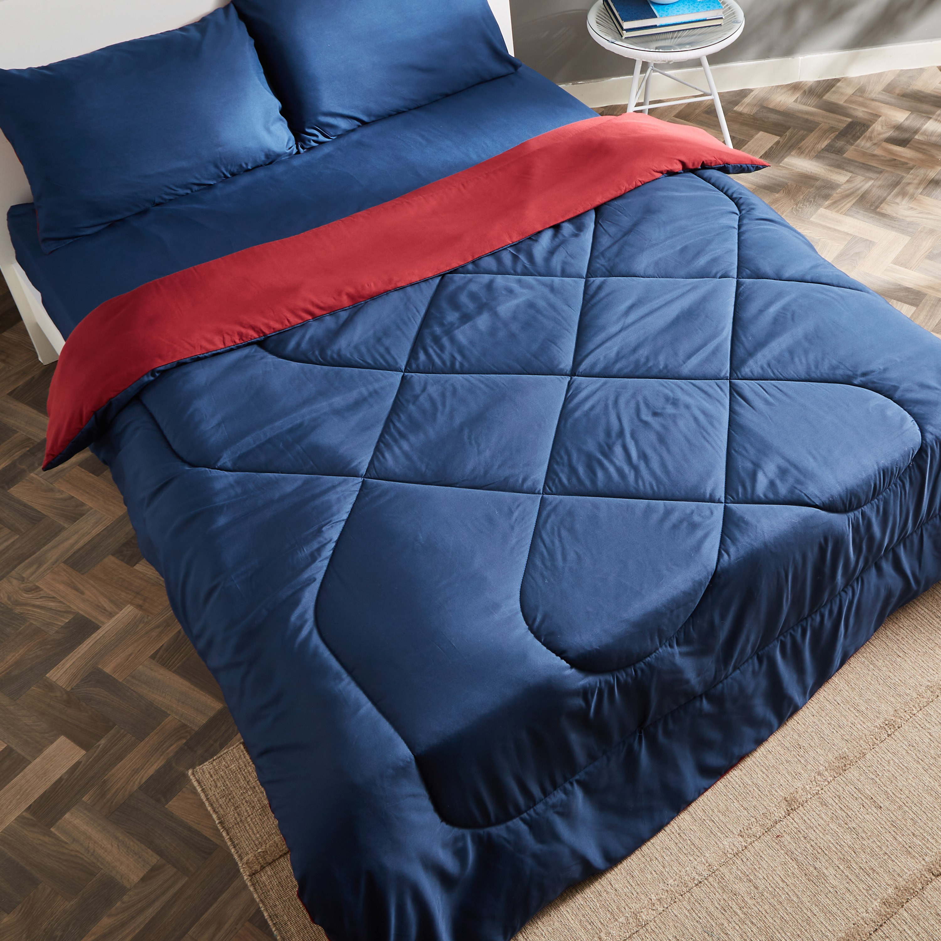 طقم لحاف كوين من الألياف الدقيقة يستخدم على الوجهين 3 قطع من ديربي - 200x230 سم-hbxhomeware-hbxdecorandfurnishings-image-5