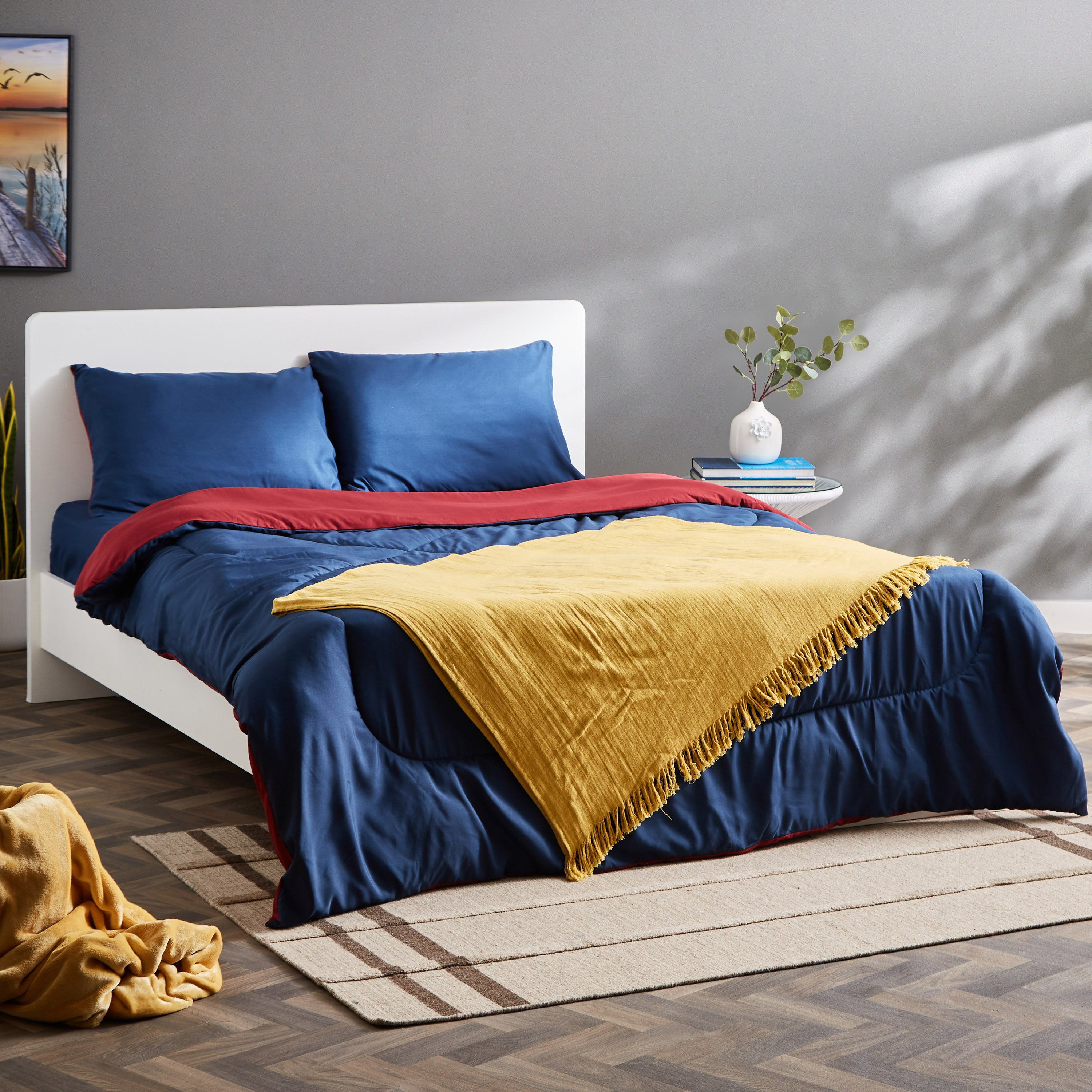 طقم لحاف كوين من الألياف الدقيقة يستخدم على الوجهين 3 قطع من ديربي - 200x230 سم-hbxhomeware-hbxdecorandfurnishings-image-6