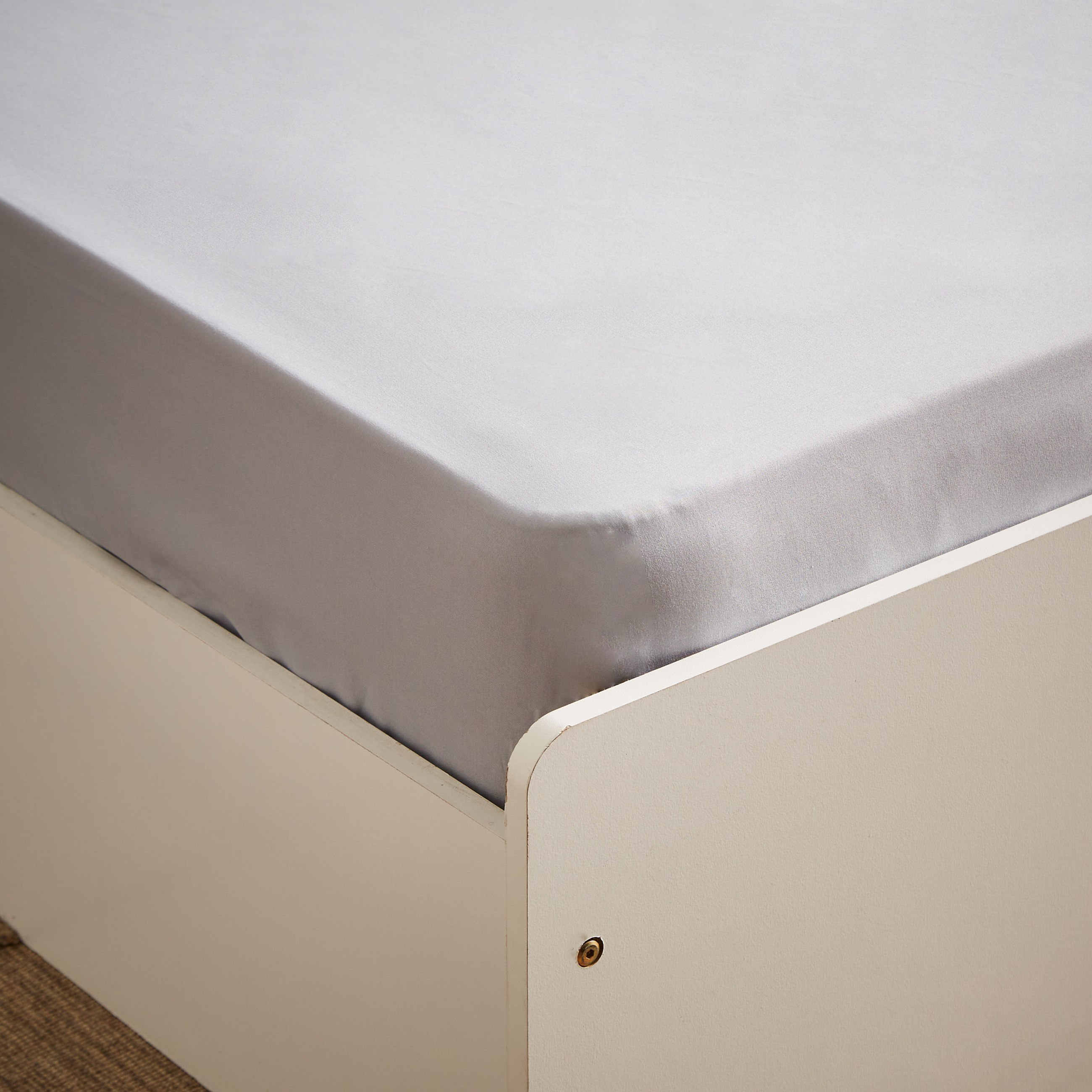 Derby Solid Microfibre Single Fitted Sheet - 90x190+20 cm-hbxhomeware-bedding-fittedsheets-image-4