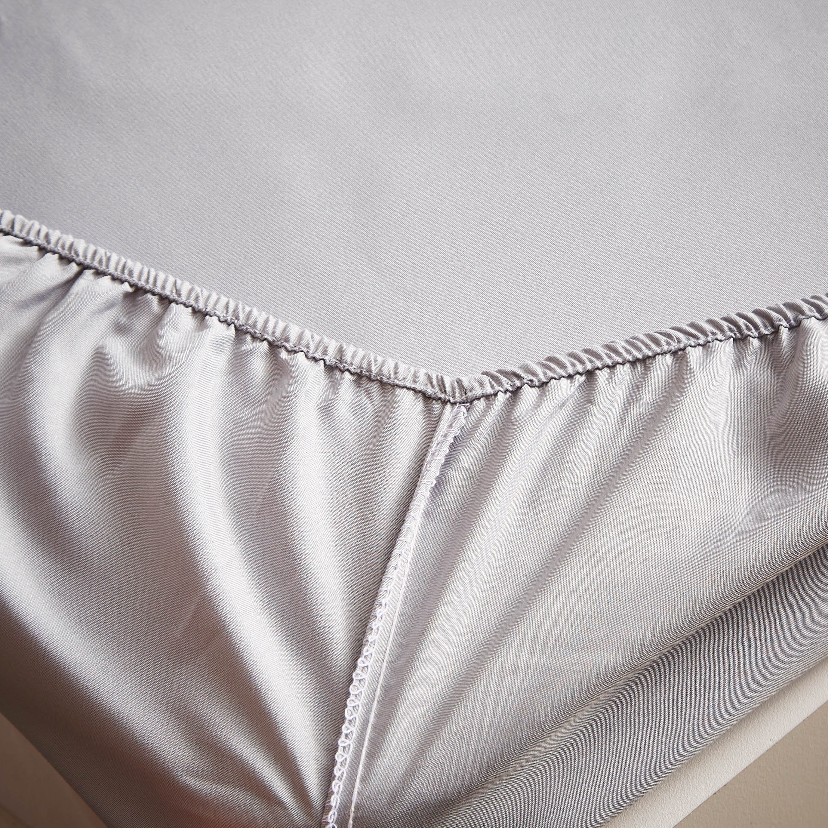 Derby Solid Microfibre Single Fitted Sheet - 90x190+20 cm-hbxhomeware-bedding-fittedsheets-image-5