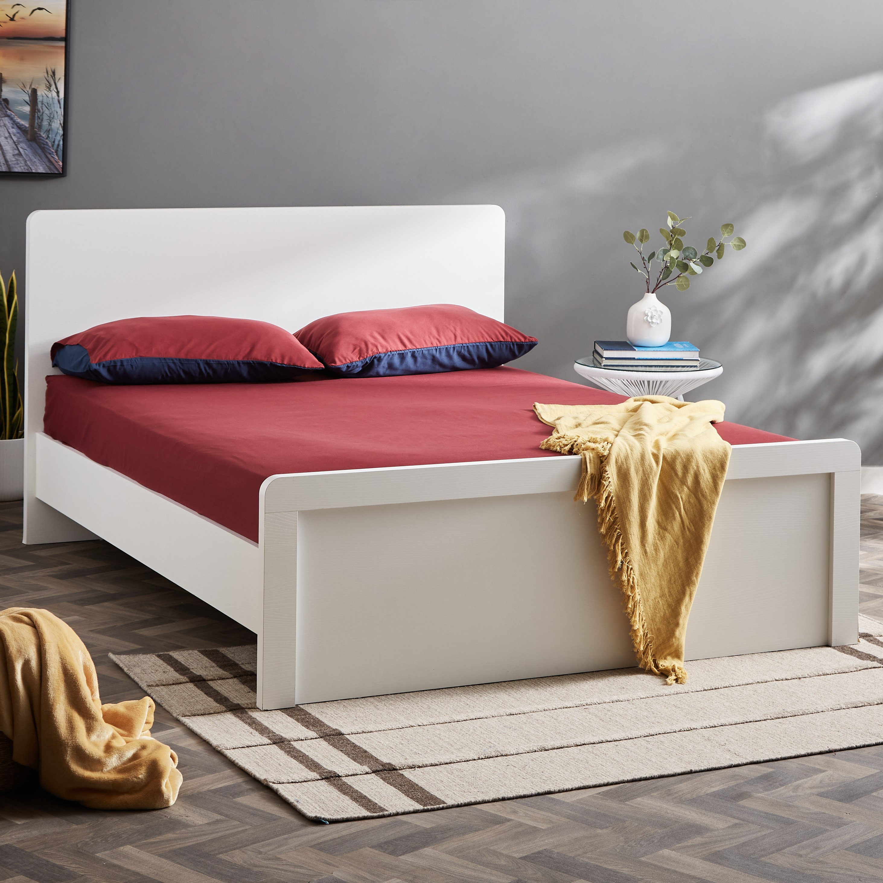 شرشف مطاطي كينج سادة من الألياف الدقيقة من ديربي - 180x200+25 سم-hbxhomeware-bedding-fittedsheets-image-7