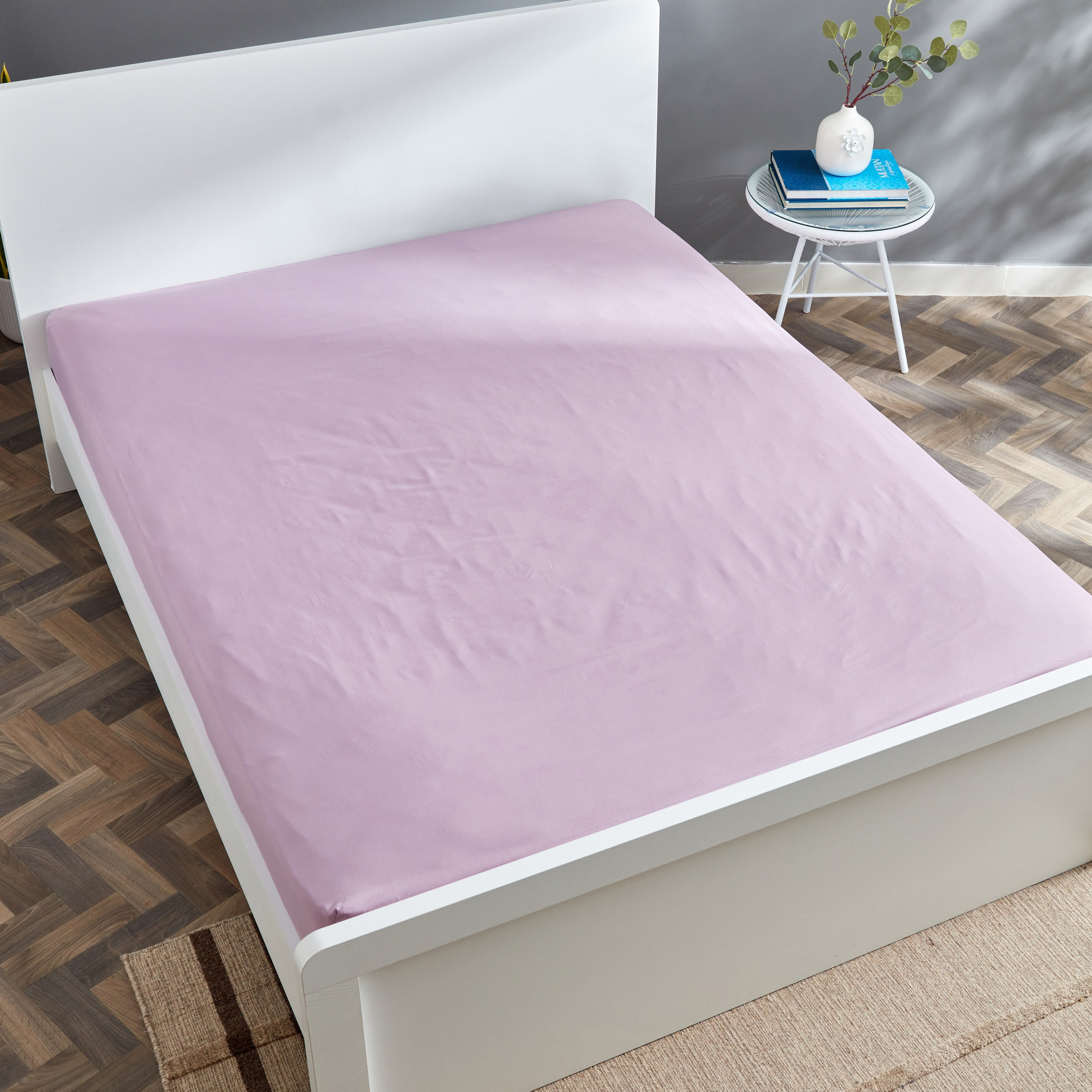Derby Solid Microfibre King Fitted Sheet - 180x200+25 cm-hbxhomeware-hbxbedroom-image-5
