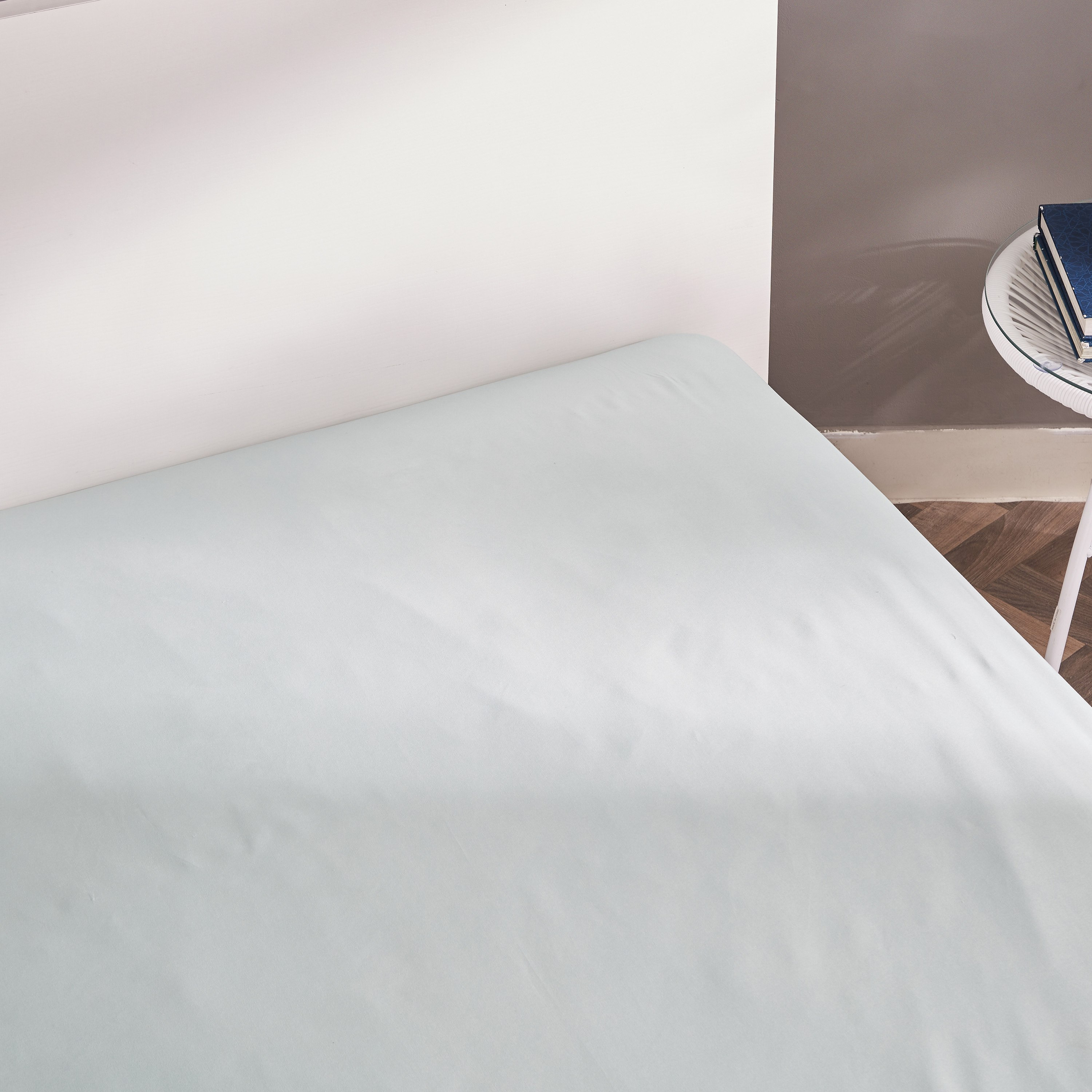 Derby Solid Microfibre King Fitted Sheet - 180x200+25 cm-hbxhomeware-bedding-fittedsheets-image-4