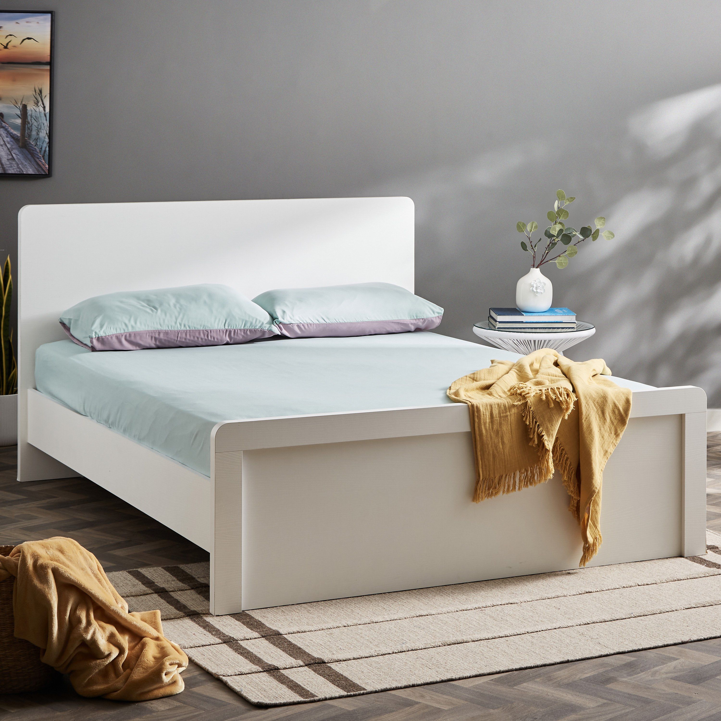 Derby Solid Microfibre King Fitted Sheet - 180x200+25 cm-hbxhomeware-bedding-fittedsheets-image-7