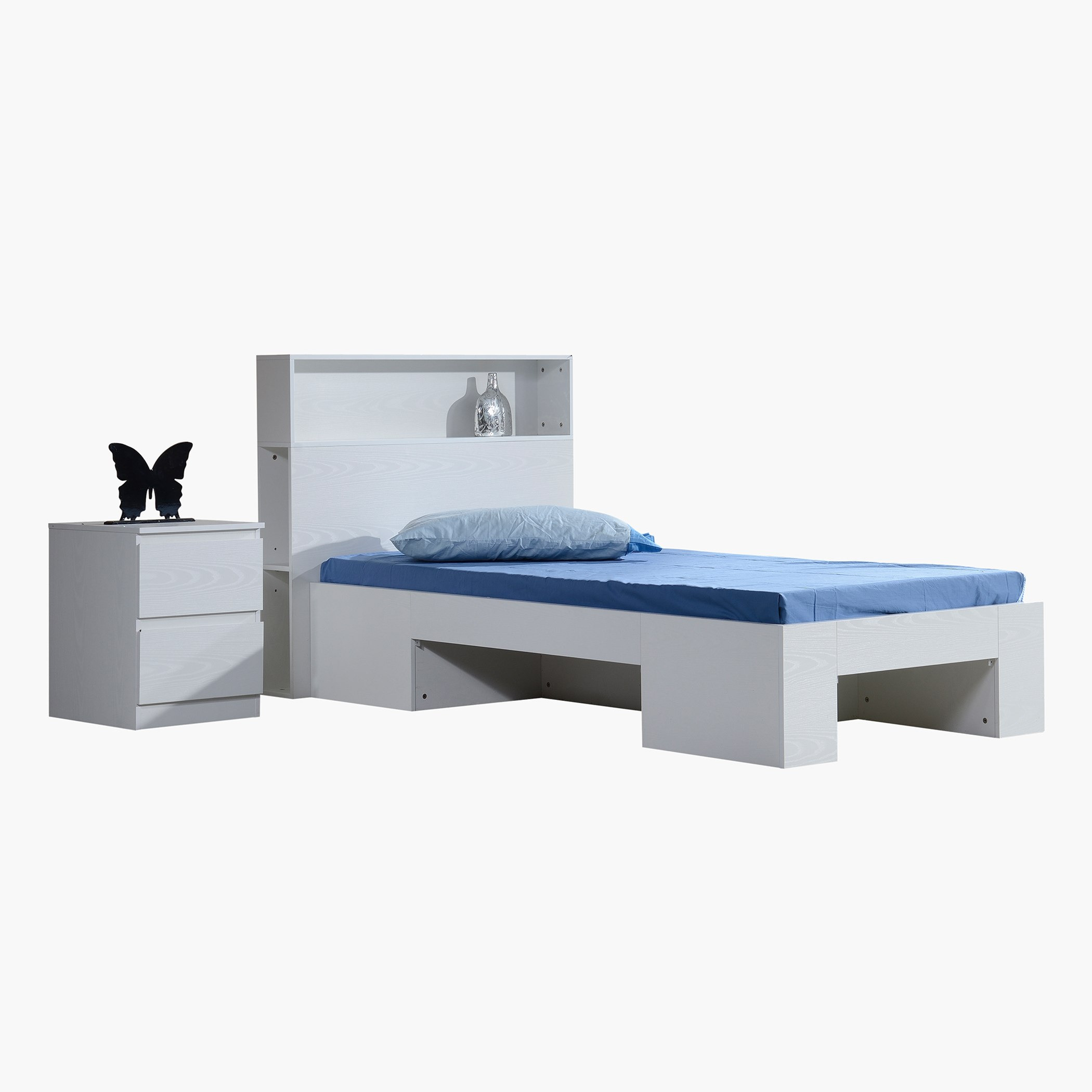 سرير كوين بـ3 أدراج تخزين من هالمستاد أوسلو - 90x200 سم-hbxfurniture-bedsandbedsets-beds-single-image-3