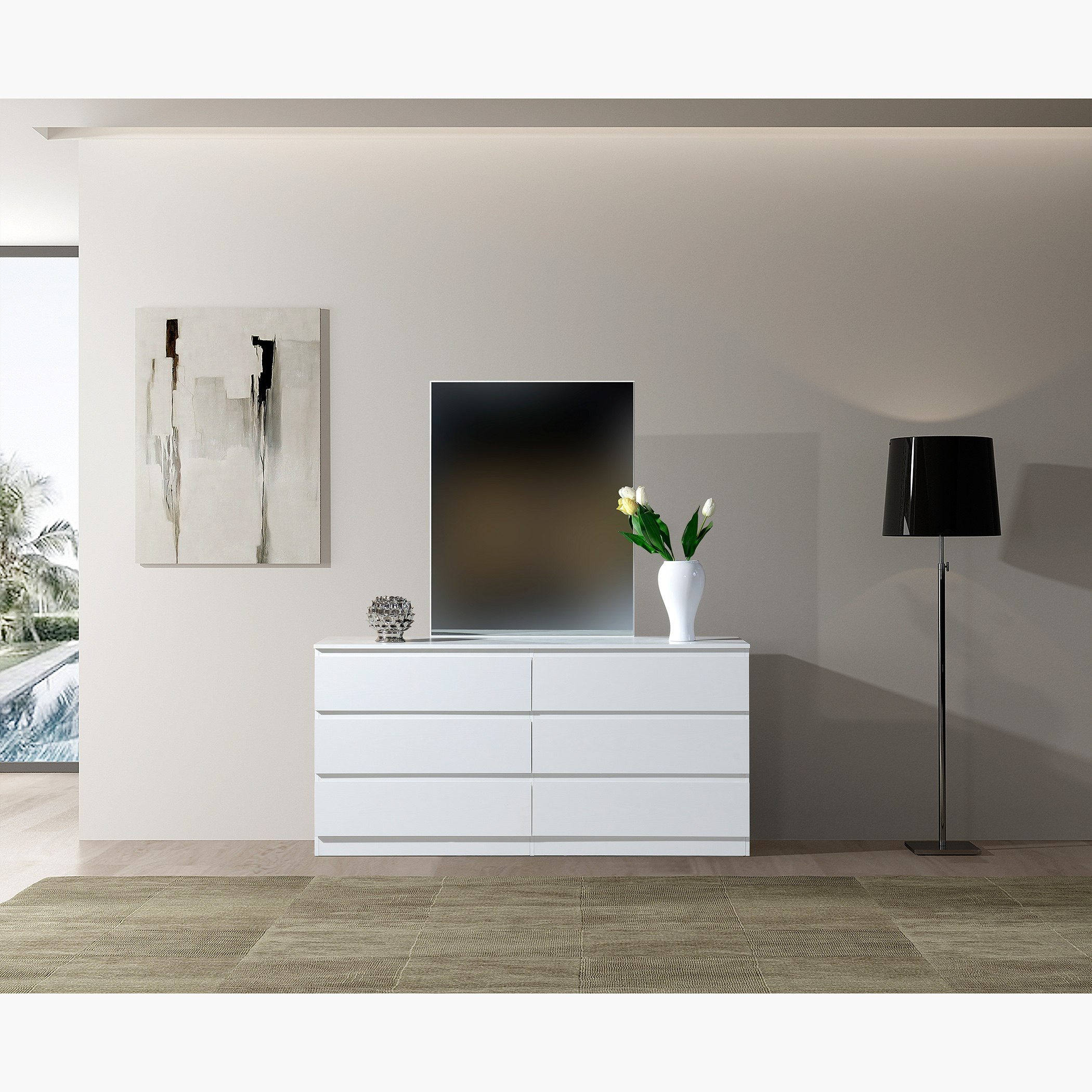 مرآة لطاولات تزيين - هالمستاد-hbxfurniture-bedroom-dressersandmirrors-image-1