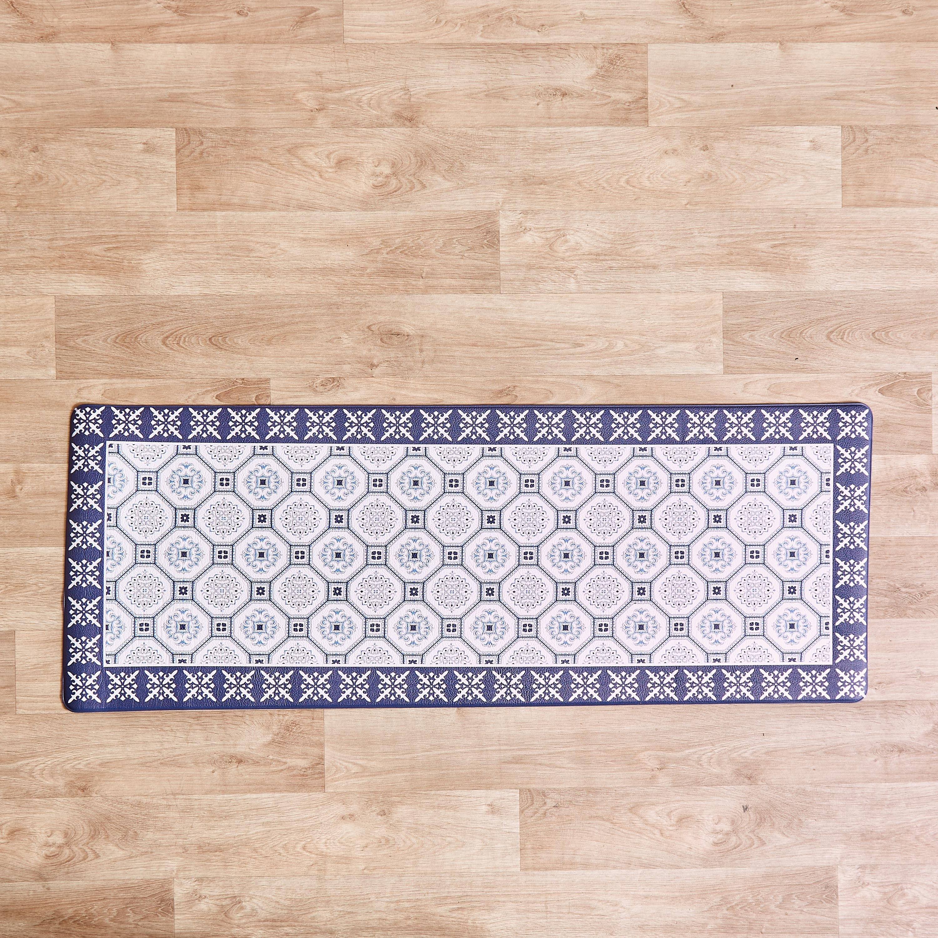 سجادة مقاومة للتعب بي في سي بطبعات من ريزا - 45x120 سم-hbxhomeware-hbxlivingroom-image-1