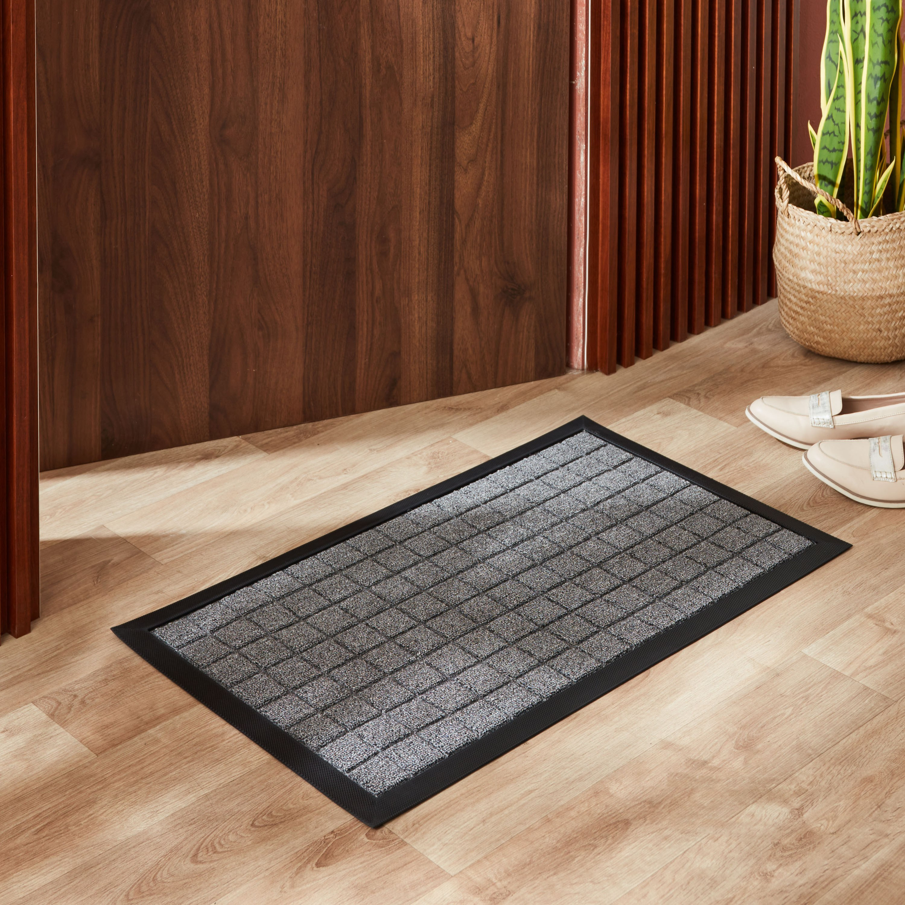 Squares Anti-Skid Polypropylene Doormat - 45x75 cm-PROMO_HB_AE_B1G1_250925-image-1