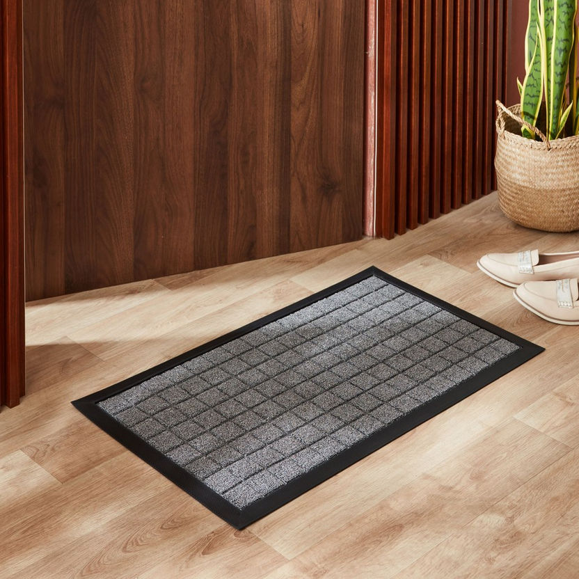 Squares Anti-Skid Polypropylene Doormat - 45x75 cm-Door Mats-image-0