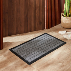 Squares Anti-Skid Polypropylene Doormat - 45x75 cms
