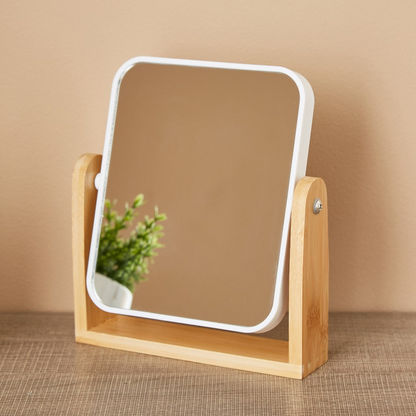 Hugo Double-Sided Magnifying Table Mirror - 18x4.5x21 cm-Novelties-image-0