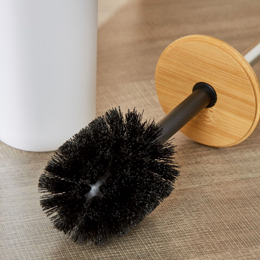 Hugo Toilet Brush with Holder - 9.8x34 cm-Cleaning Accessories-image-2