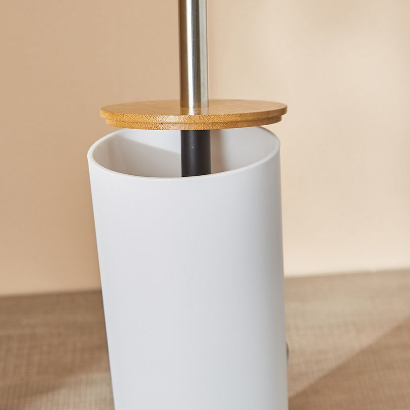 Hugo Toilet Brush with Holder - 9.8x34 cm-Cleaning Accessories-image-3