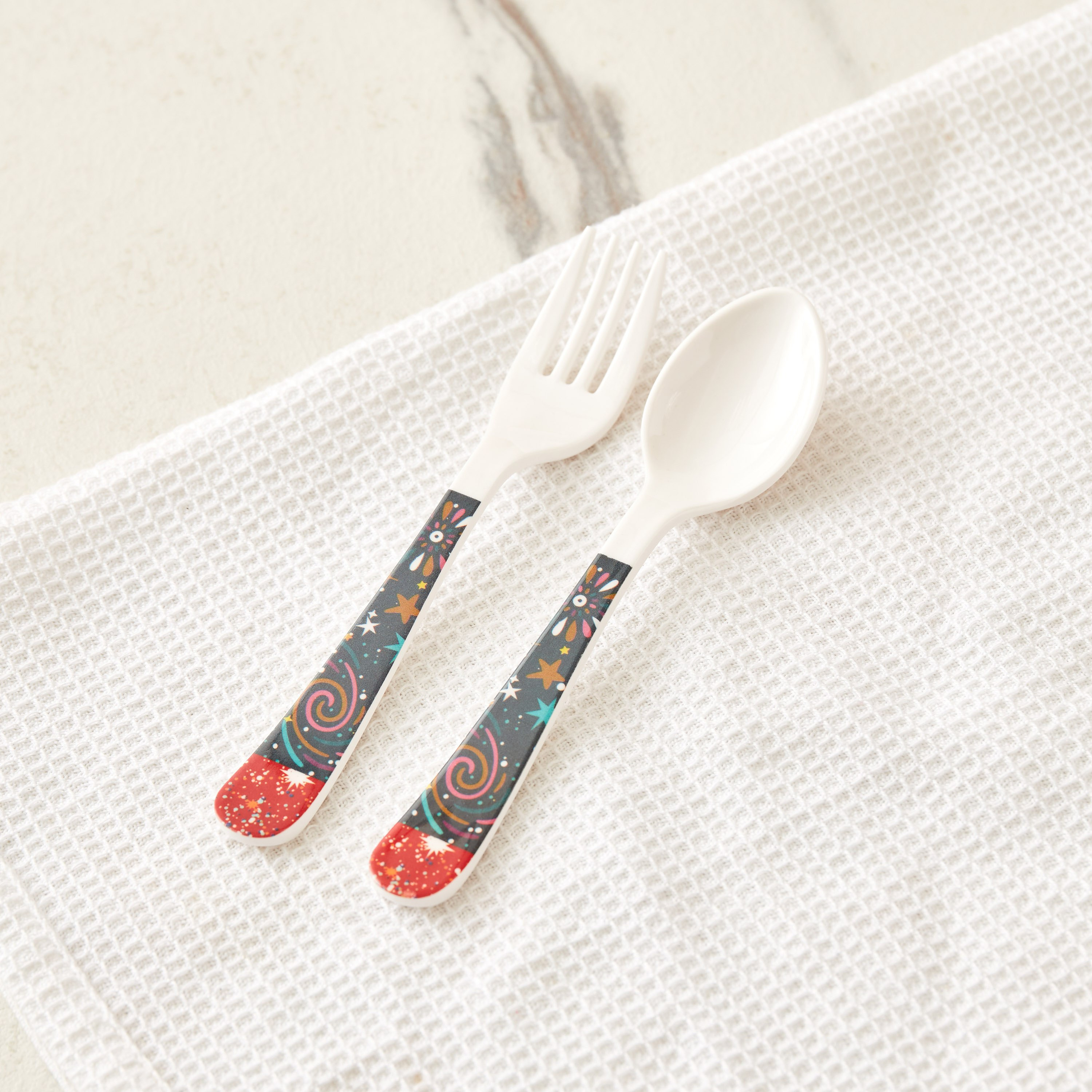 طقم أدوات مائدة ميلامين قطعتين من ترينيتي - 16 سم-hbxhomeware-hbxkidsandyouth-image-1
