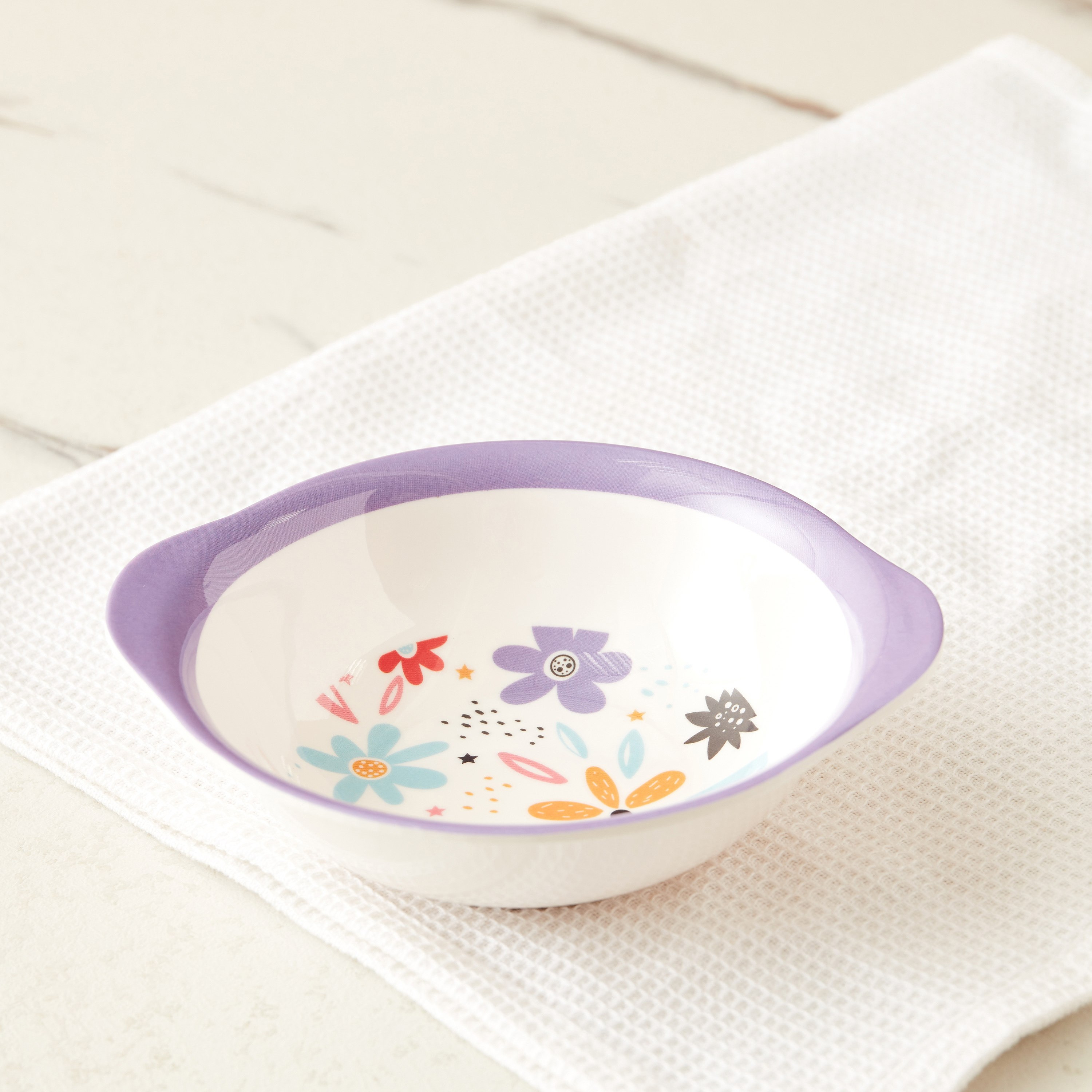 وعاء شوربة ميلامين بتصميم زهور الصيف من ترينيتي - 15 سم-hbxhomeware-hbxkidsandyouth-image-1