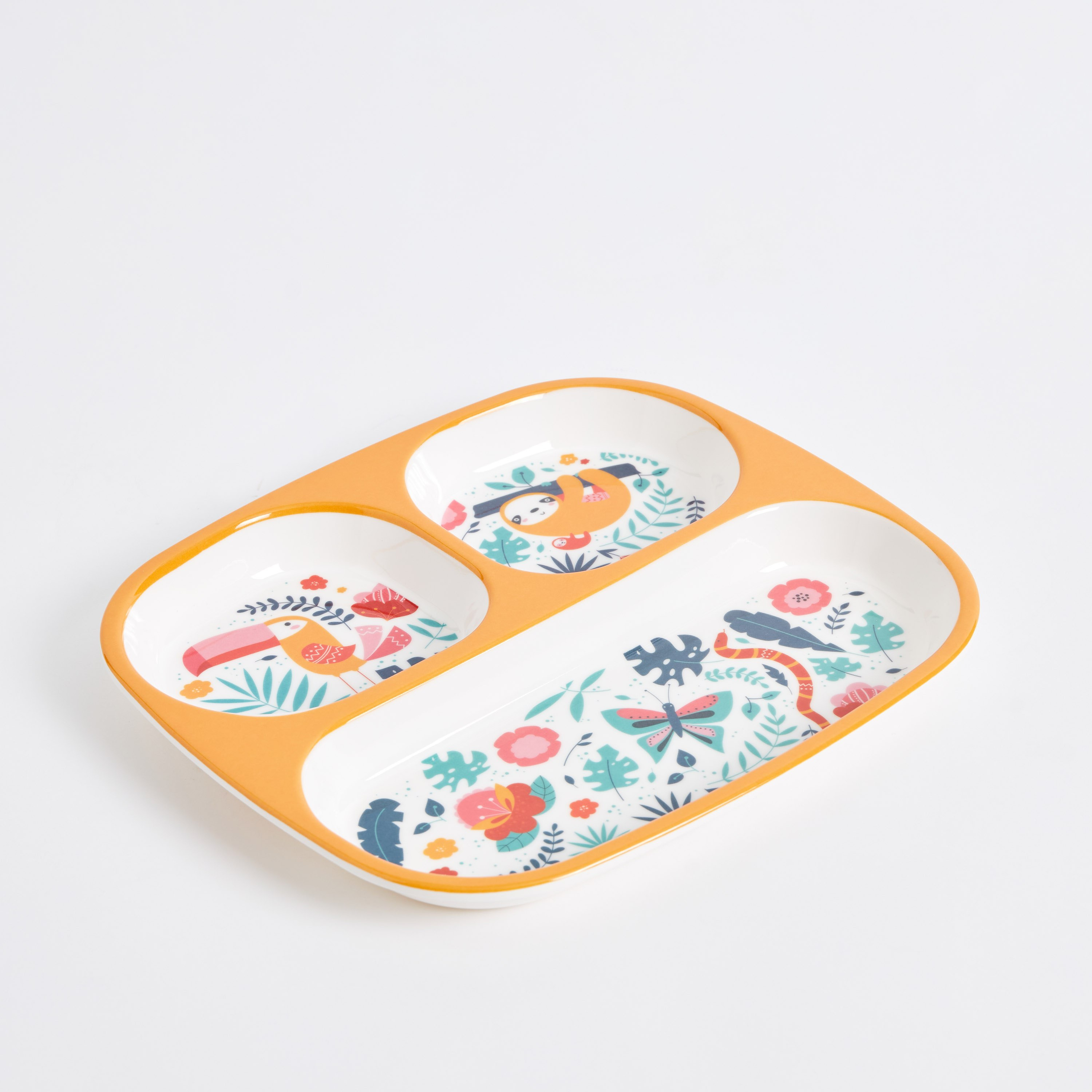 صحن ميلامين مقسّم من ترينيتي - 24x21.5 سم-hbxhomeware-hbxkidsandyouth-image-6
