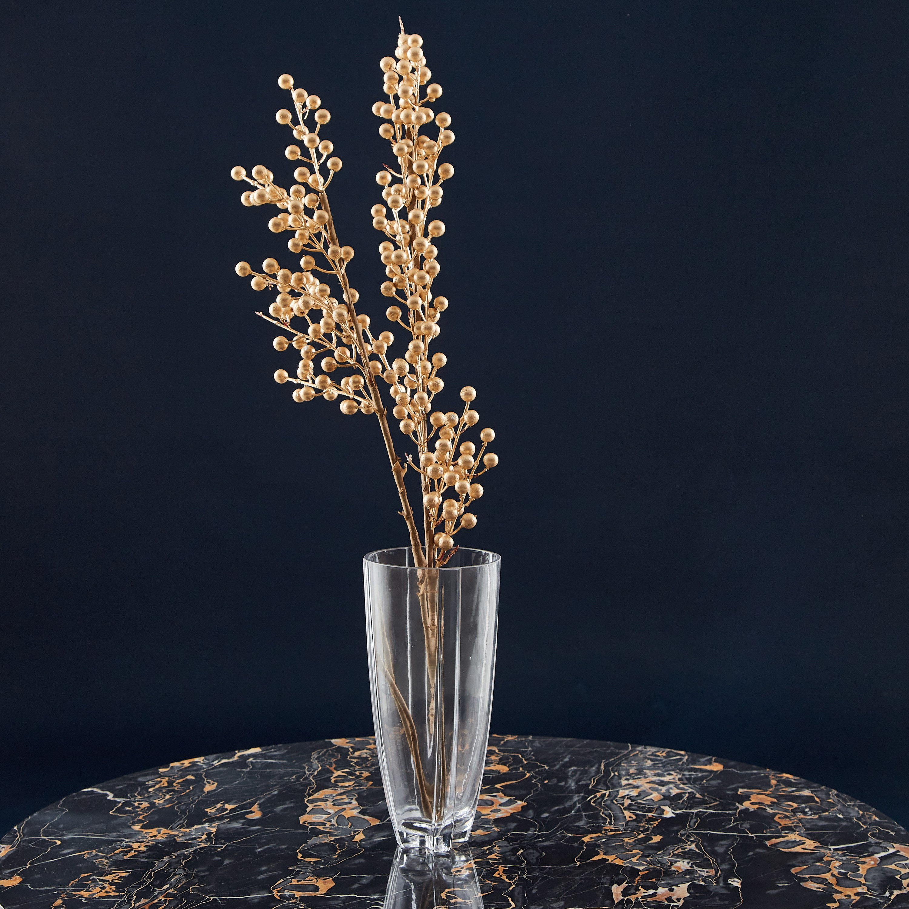 Atlanta Glass Vase - 12x25 cm-hbxbedroom-decorandaccessories-vases-image-1