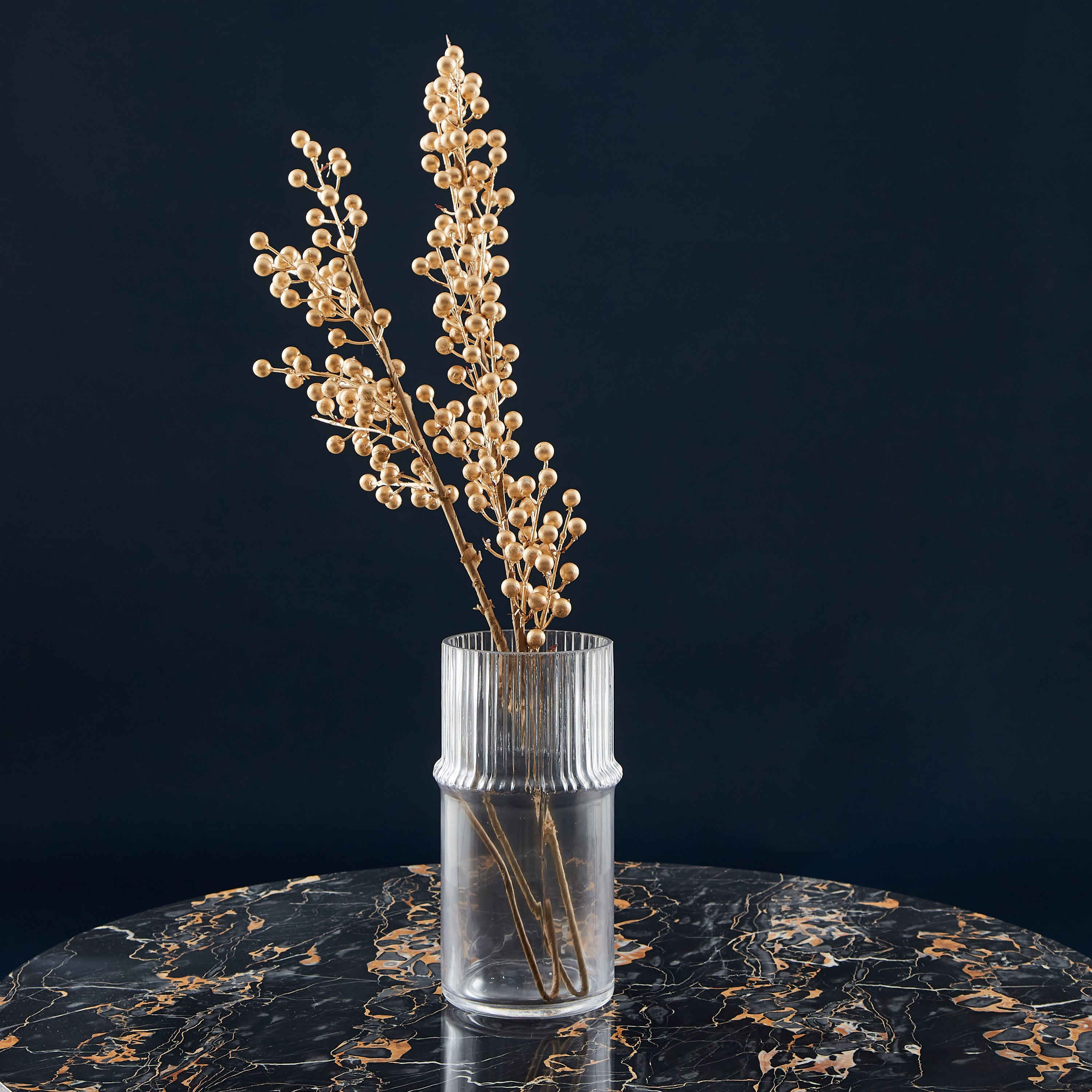 مزهرية زجاج من أتلانتا - 14x25 سم-hbxbedroom-decorandaccessories-vases-image-1