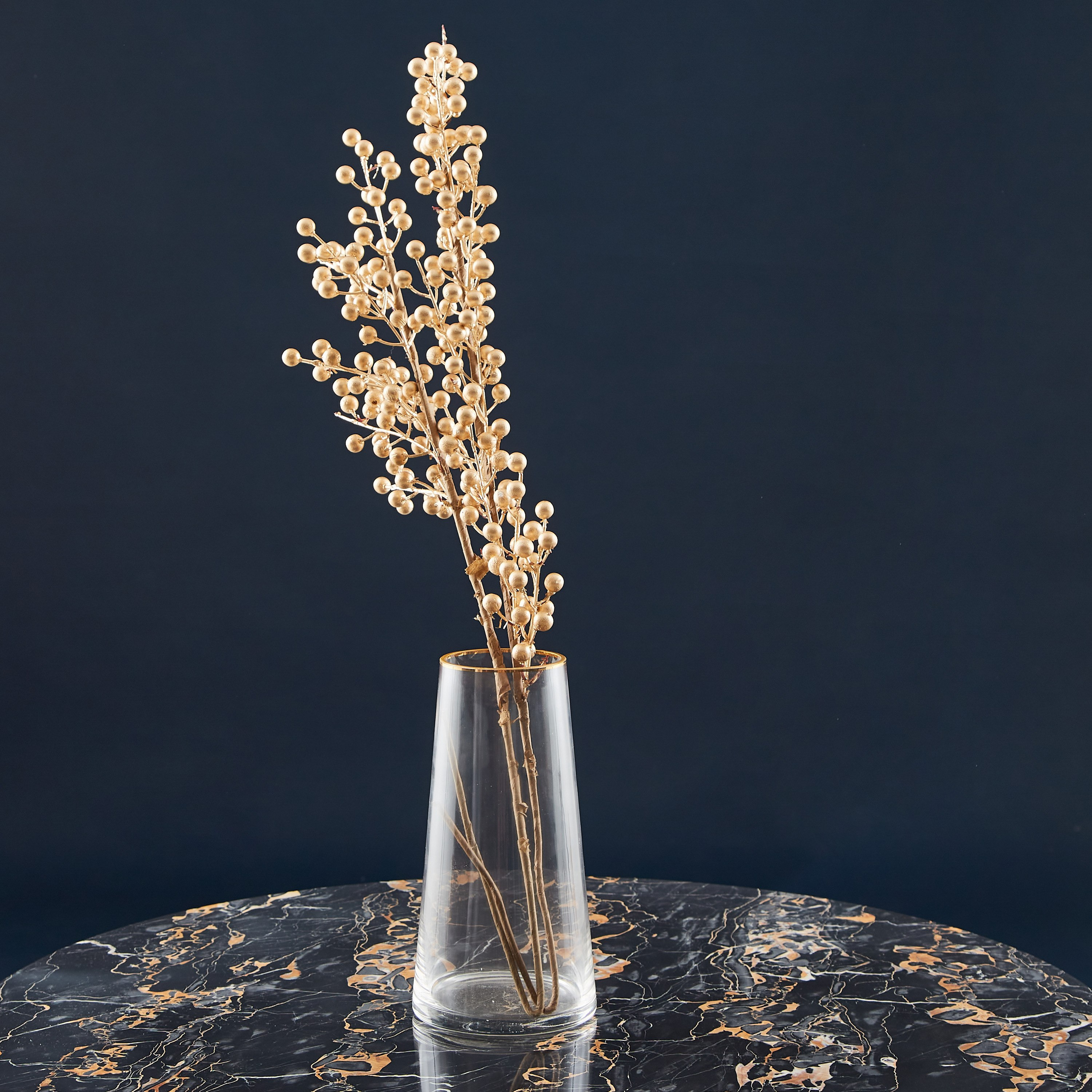 Atlanta Glass Vase - 25x13 cm-hbxbedroom-decorandaccessories-vases-image-1