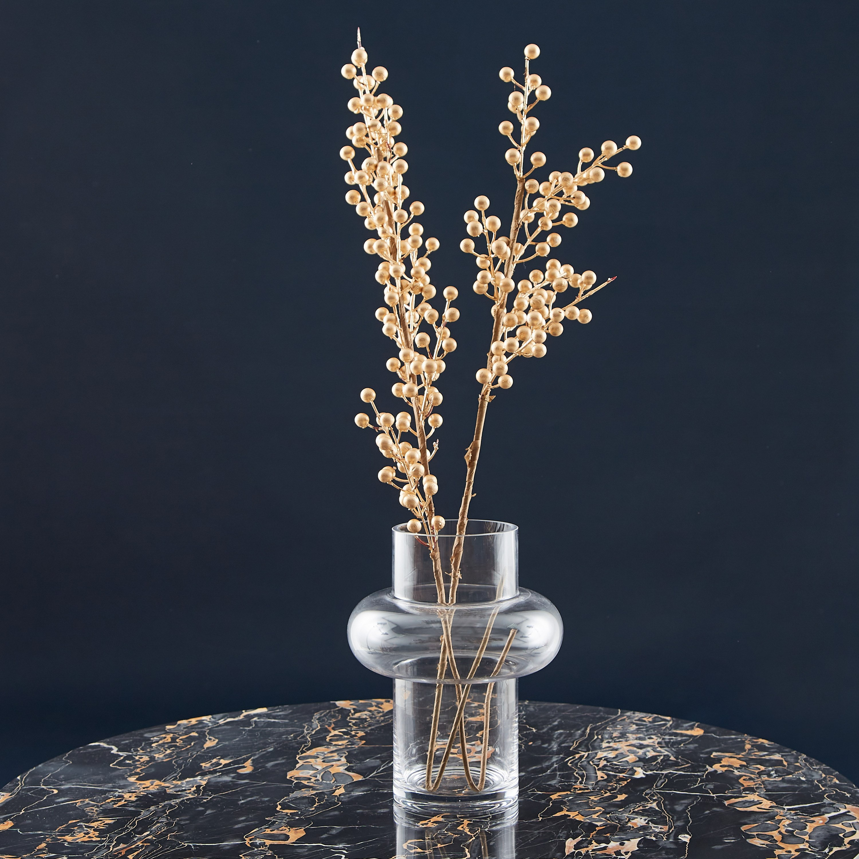 مزهرية زجاج من أتلانتا - 20x25 سم-hbxbedroom-decorandaccessories-vases-image-1