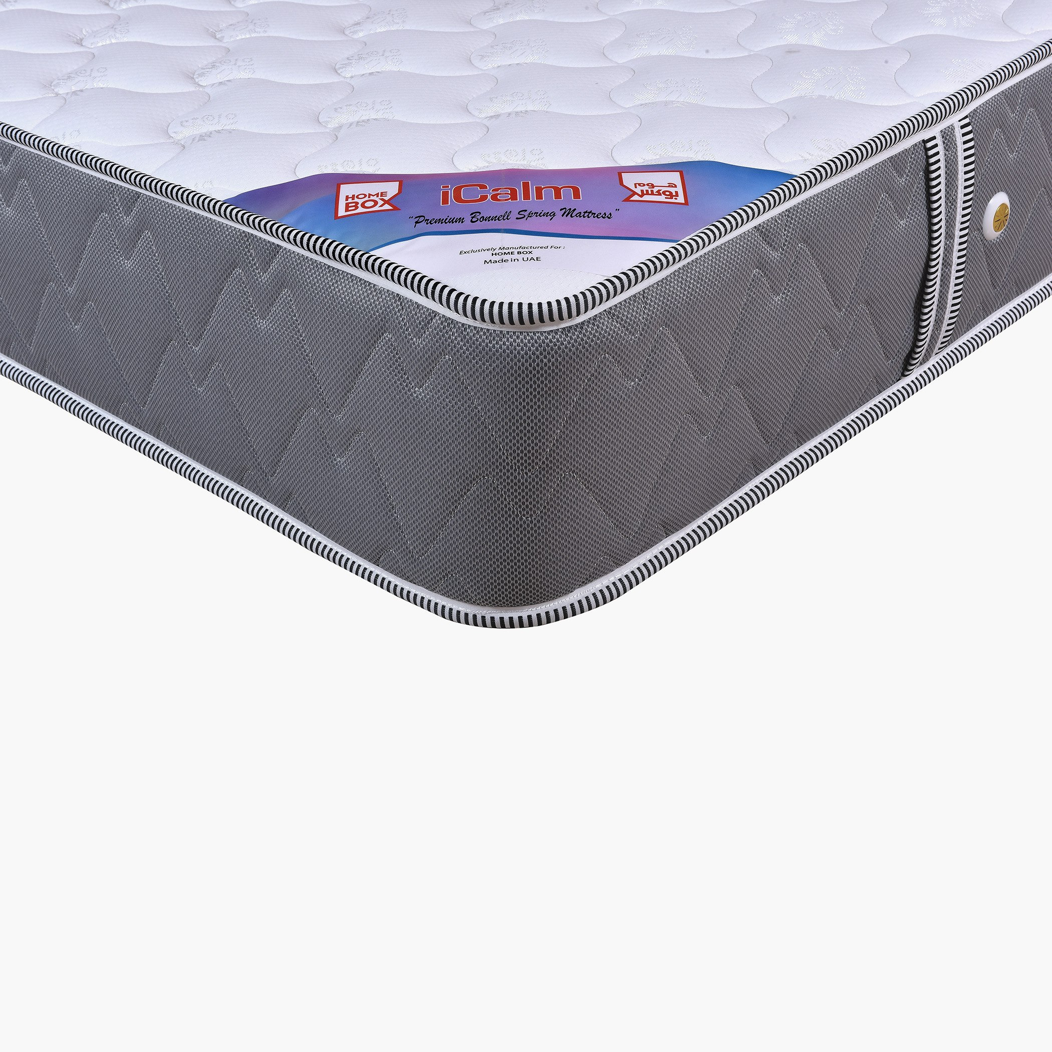 مرتبة فردية إسفنج ونوابض حلزونية من آي كالم - 90x200x22 سم-hbxbedroom-mattresses-queen-image-5