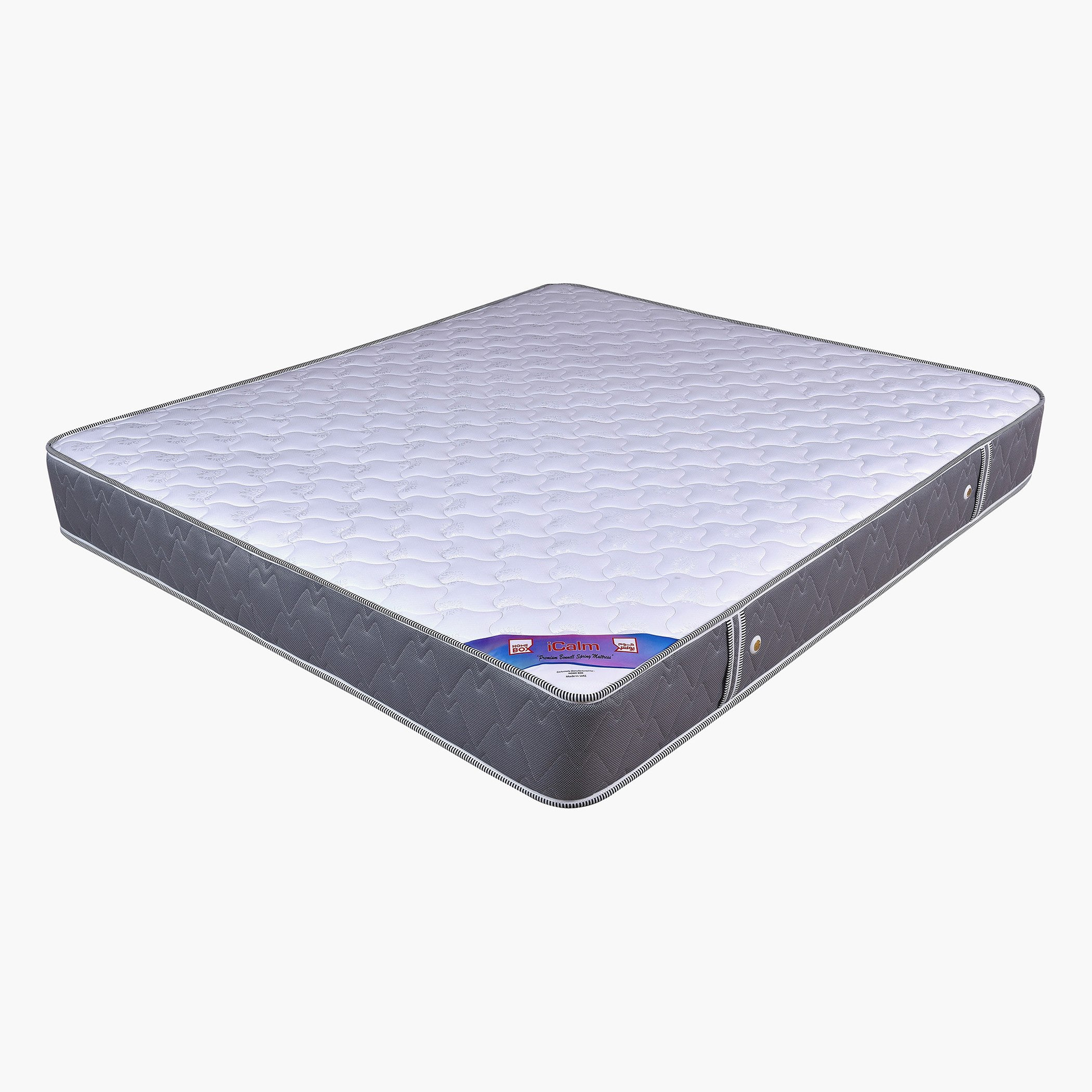 مرتبة كينج بنوابض حلزونية وإسفنج من آي كالم - 180x200x22 سم-hbxfurniture-mattresses-king-image-4