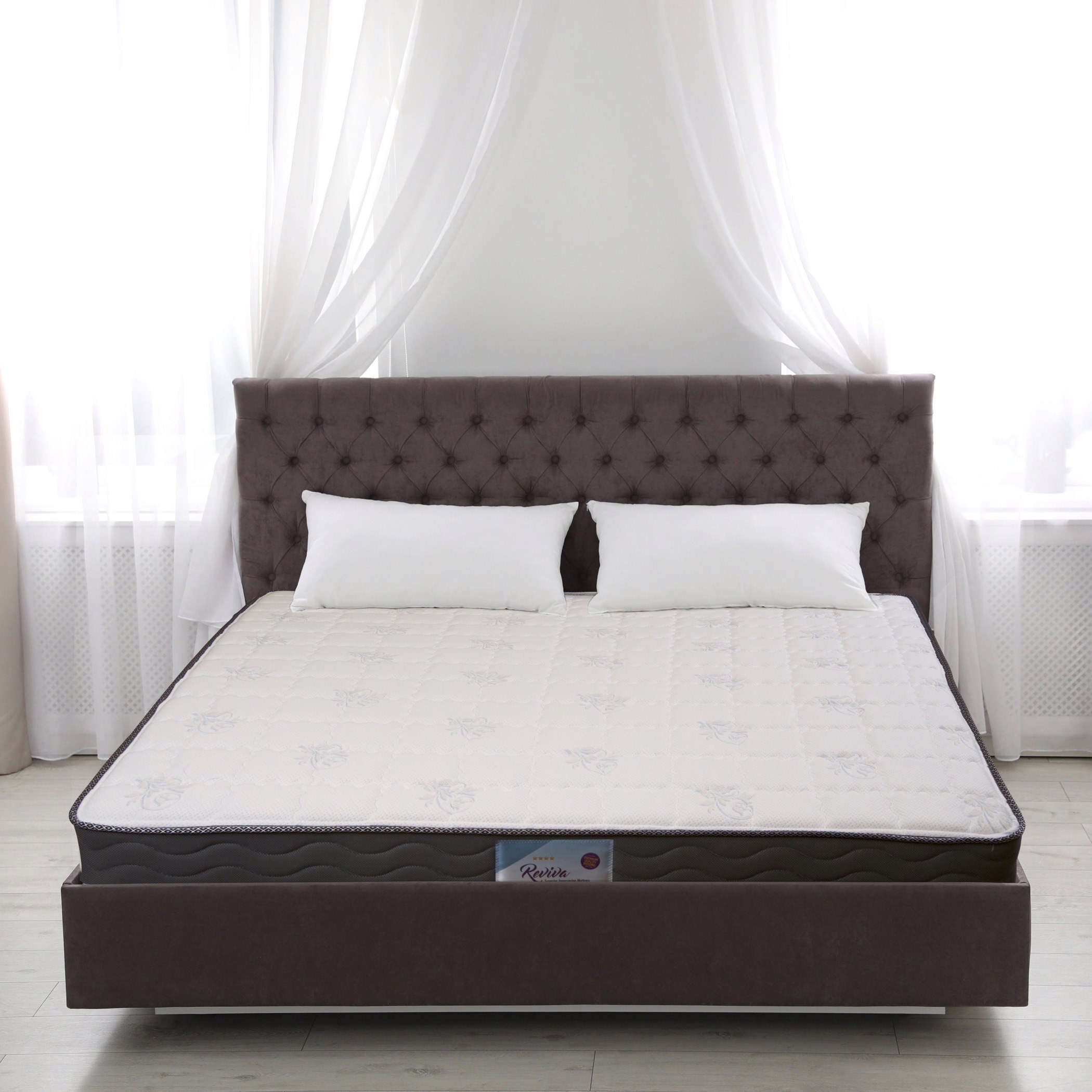 SleepEase iReviva Side Medium Firm Foam Encased Bonnell Spring Twin Mattress - 120x200x22 cm-hbxfurniture-mattresses-twin-image-2