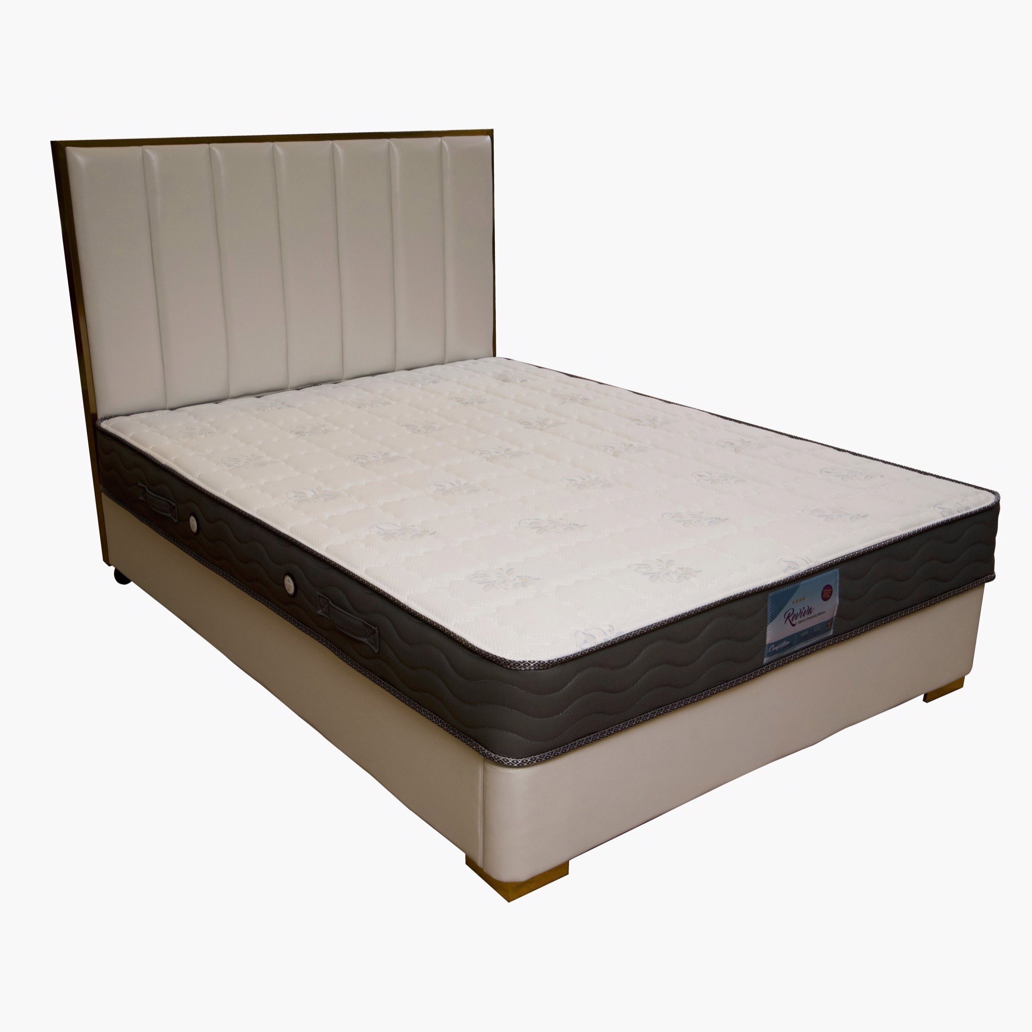 SleepEase iReviva Side Medium Firm Foam Encased Bonnell Spring Twin Mattress - 120x200x22 cm-hbxfurniture-mattresses-twin-image-6
