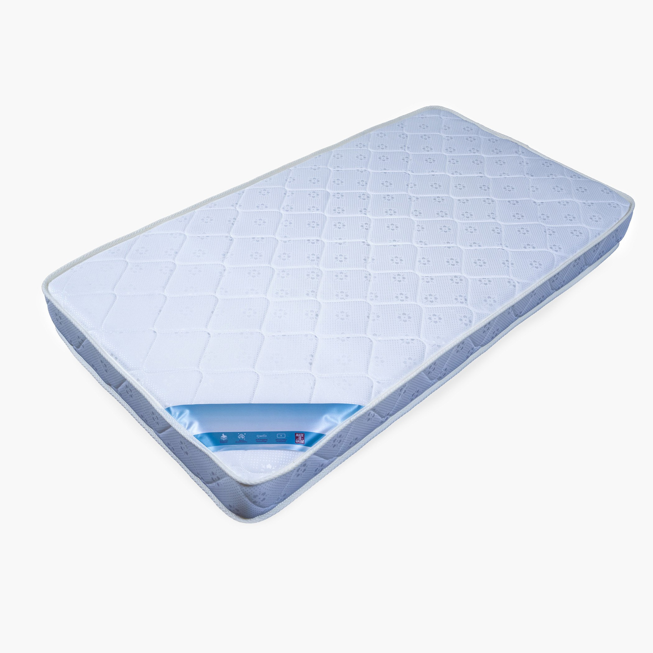 SleepEase iToddler (0-3 years) Teens Foam Mattress - 70x130x12 cm-hbxfurniture-mattresses-toddler-image-2