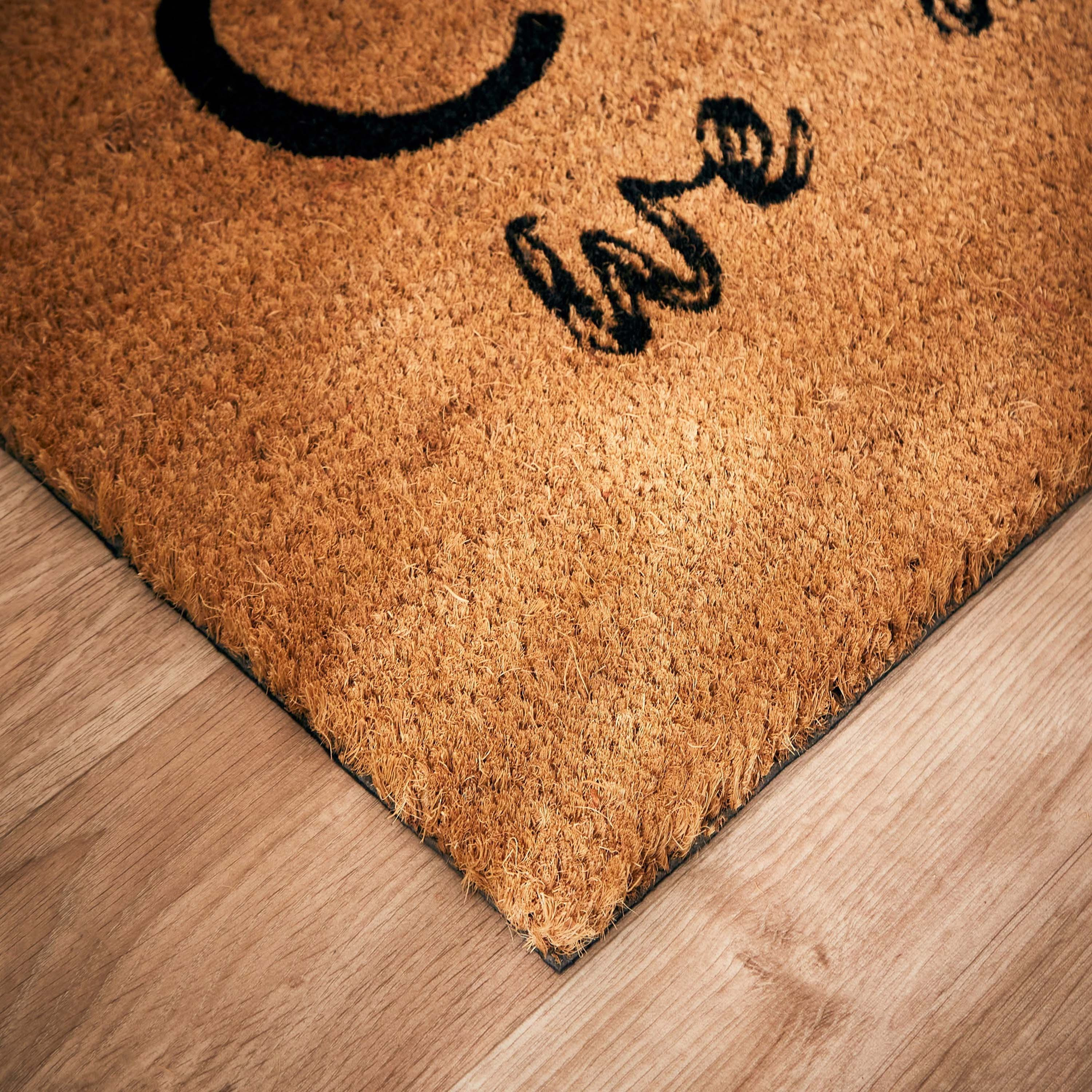 سجادة باب من ألياف جوز الهند بظهر بي في سي وطبعات - 100x45 سم-hbxhomeware-hbxlivingroom-image-3