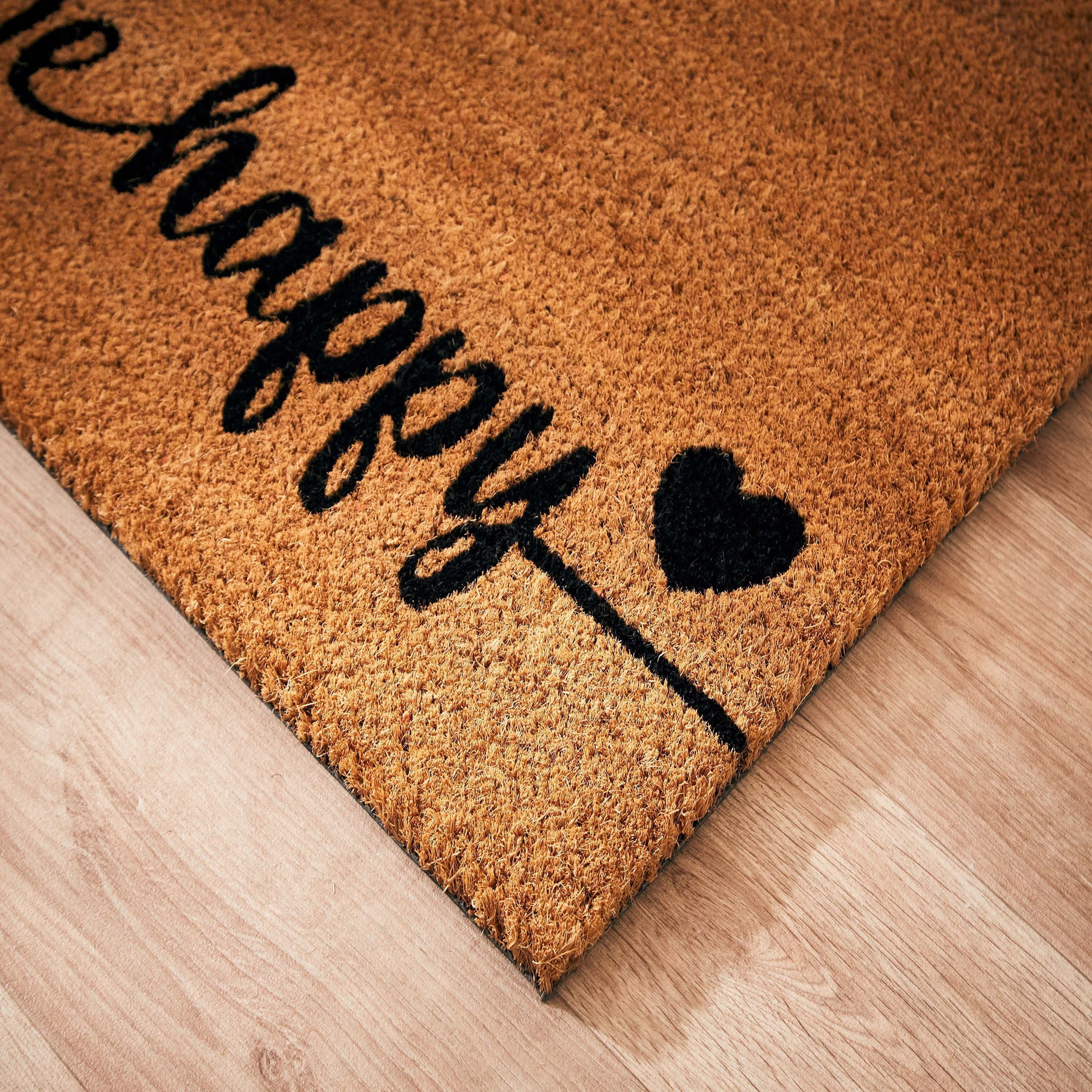 سجادة باب من ألياف جوز الهند بطبعات - 60x90 سم-hbxhomeware-hbxlivingroom-image-3