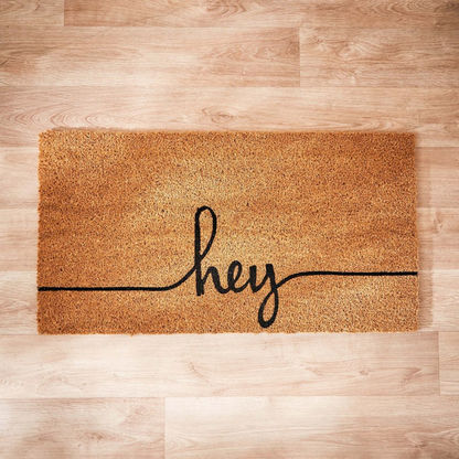 Hey Printed Coir Doormat - 40x75 cm