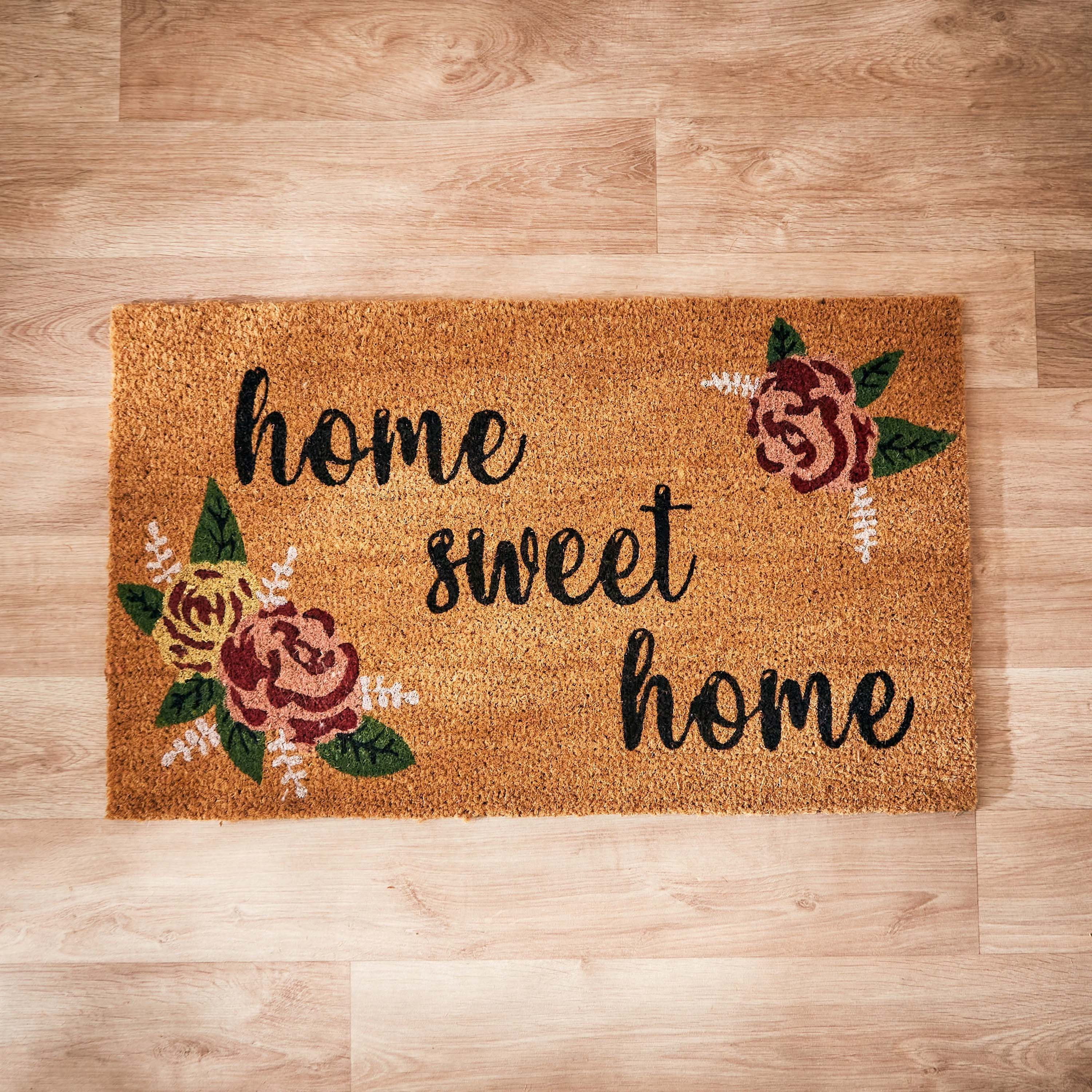 سجادة باب من ألياف جوز الهند بطبعات - 45x75 سم-hbxhomeware-hbxlivingroom-image-2