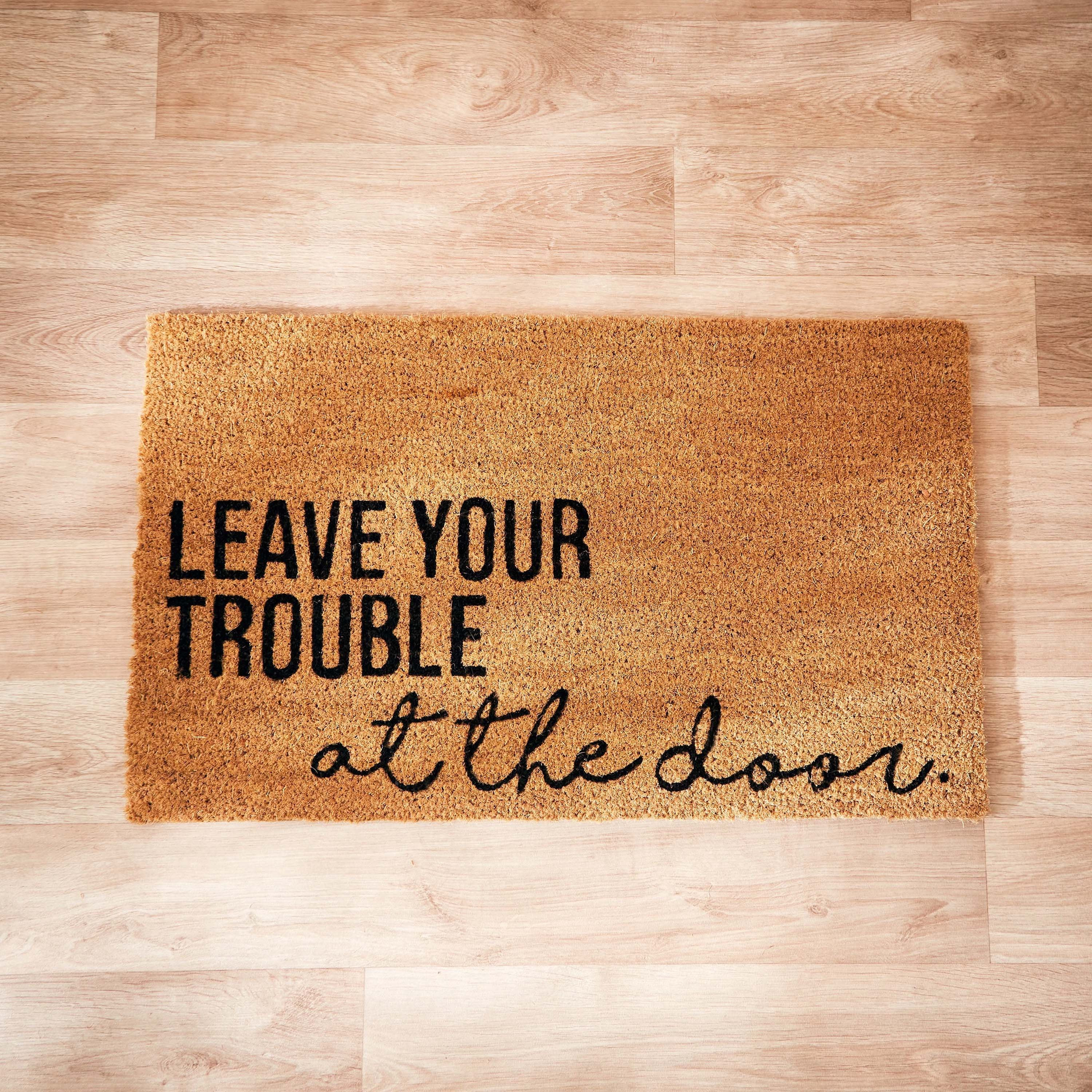 سجادة باب من ألياف جوز الهند بطبعات - 75x45 سم-hbxhomeware-hbxlivingroom-image-2