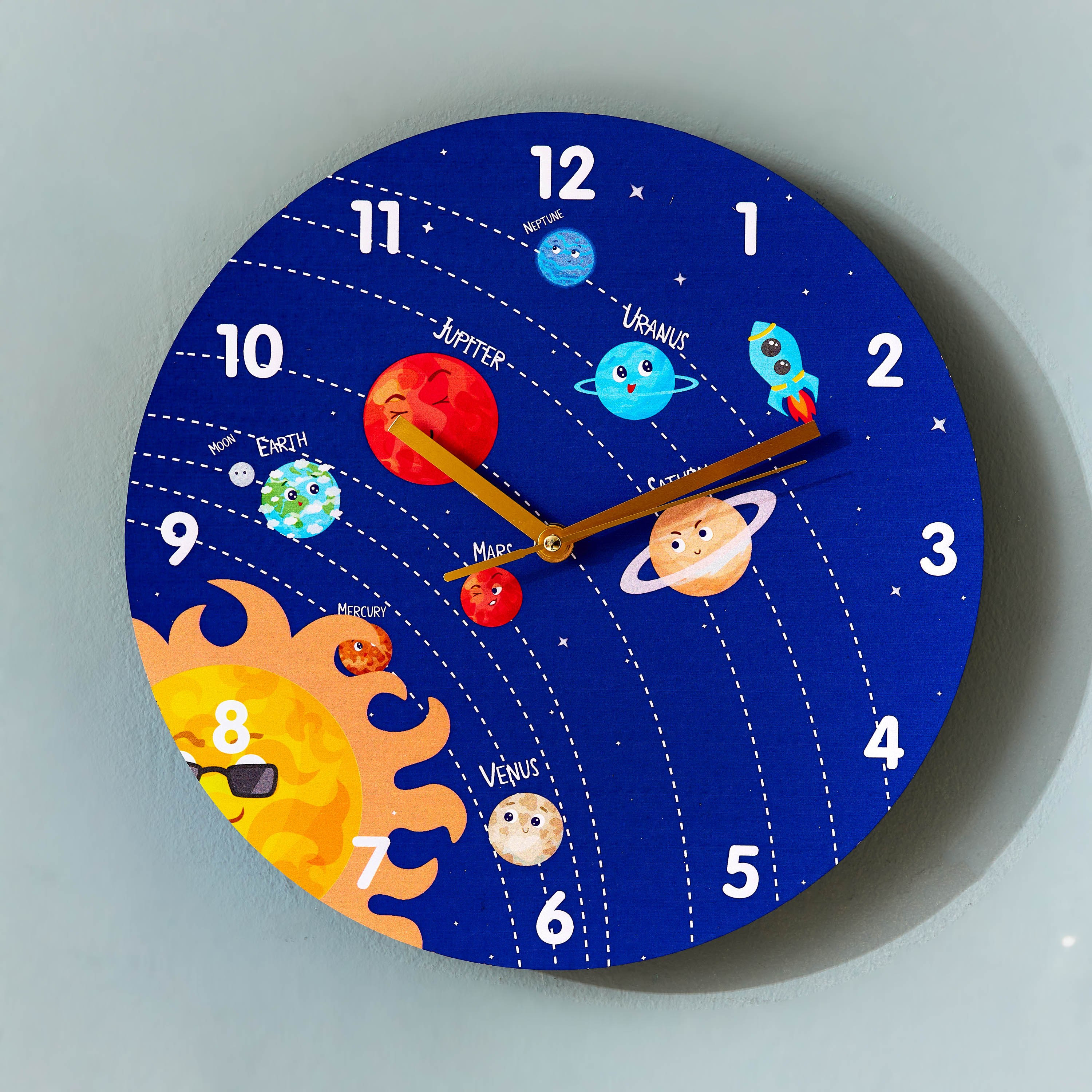 ساعة حائط من فيو - 30x30x3.5 سم-hbxhomeware-hbxkidsandyouth-image-2