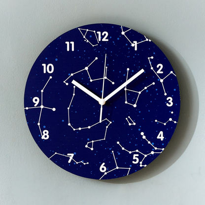 Fio Constellations Wall Clock - 30x30x3.5 cms