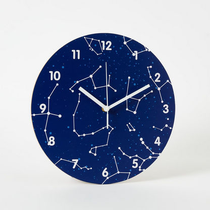 Fio Constellations Wall Clock - 30x30x3.5 cms
