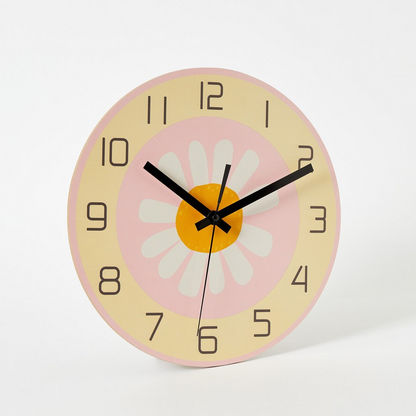 Fio Summer Flower Wall Clock - 30x30x3.5 cms