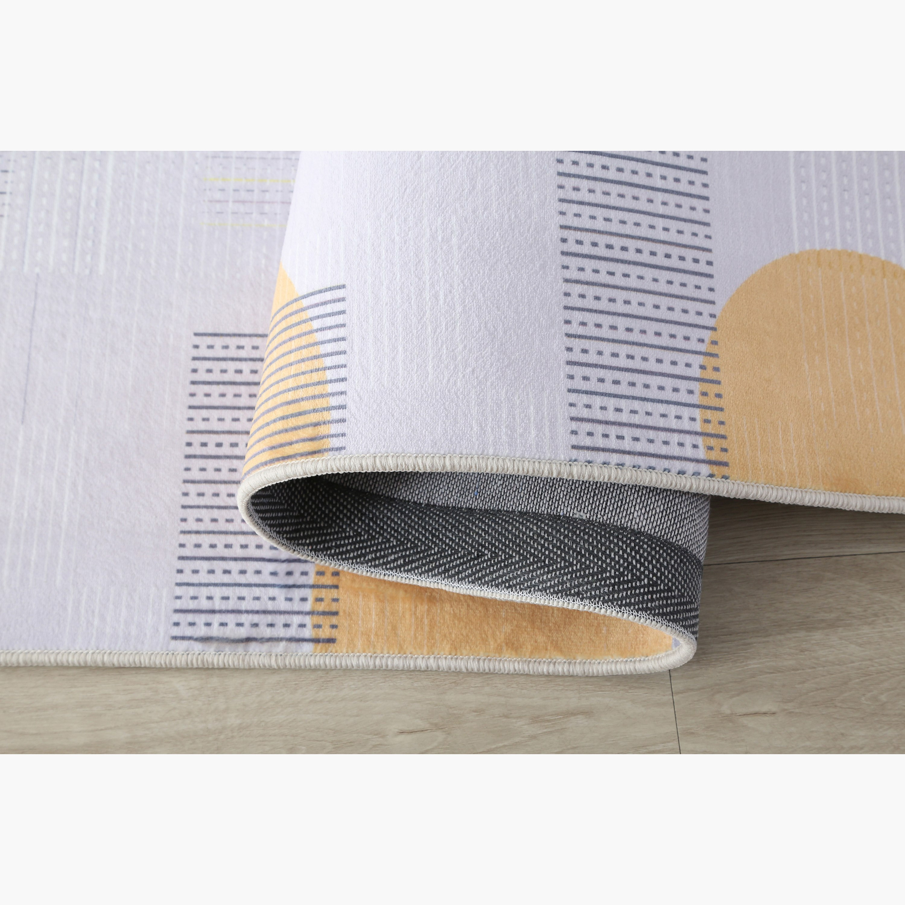 Wells Charlotte Printed Flannel Rug - 150x200 cm-hbxdecorandfurnishings-floorcoverings-rugs-image-4