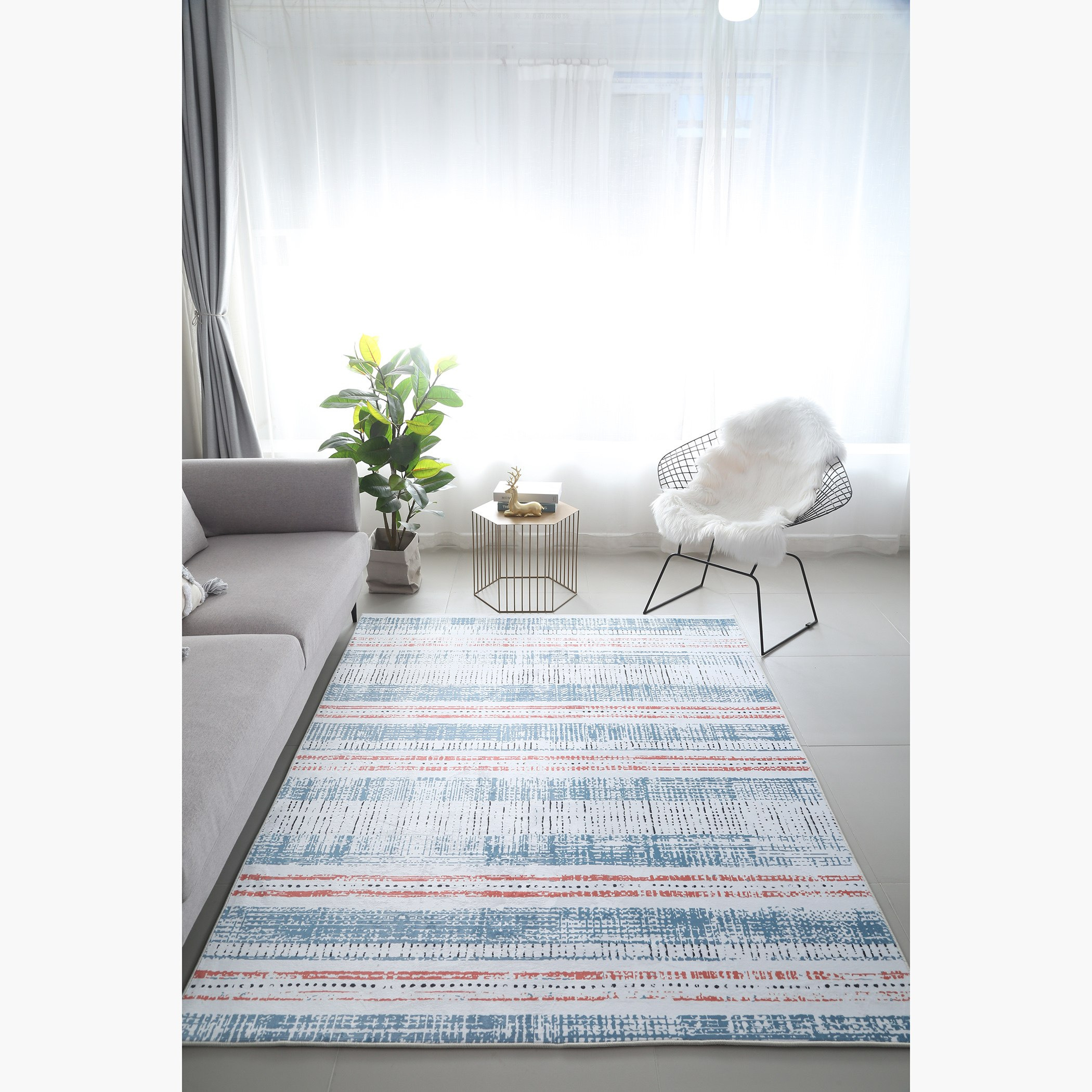 سجادة فلانيل بطبعات من ويلز هاربر - 150x200 سم-hbxdecorandfurnishings-floorcoverings-rugs-image-1
