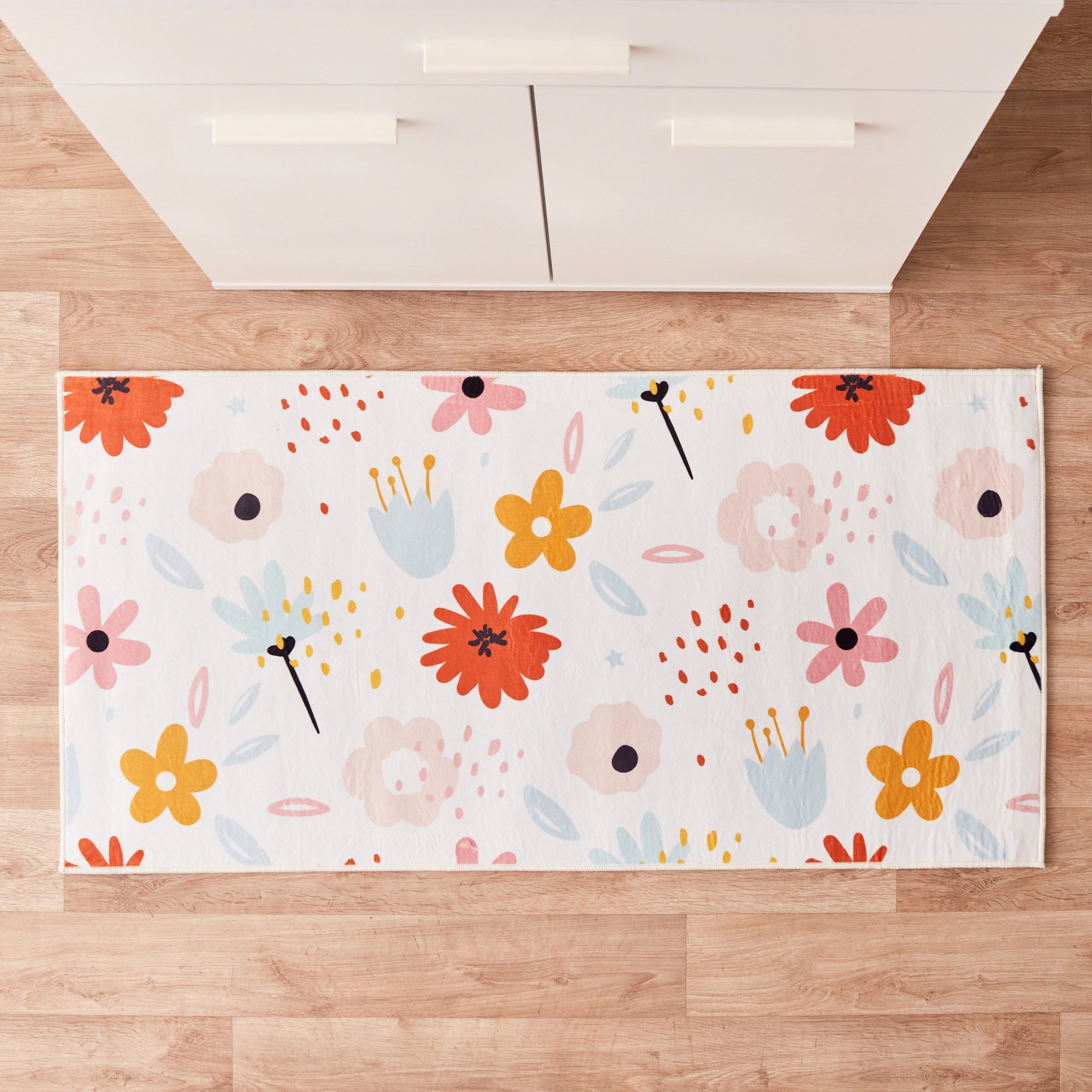سجادة فلانيل بطبعات من بن أوشيانيا - 60x120 سم-hbxdecorandfurnishings-floorcoverings-rugs-image-2