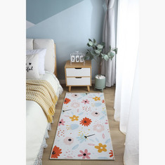 Ben Oceania Printed Summer Vibe Flannel Rug - 60x120 cms