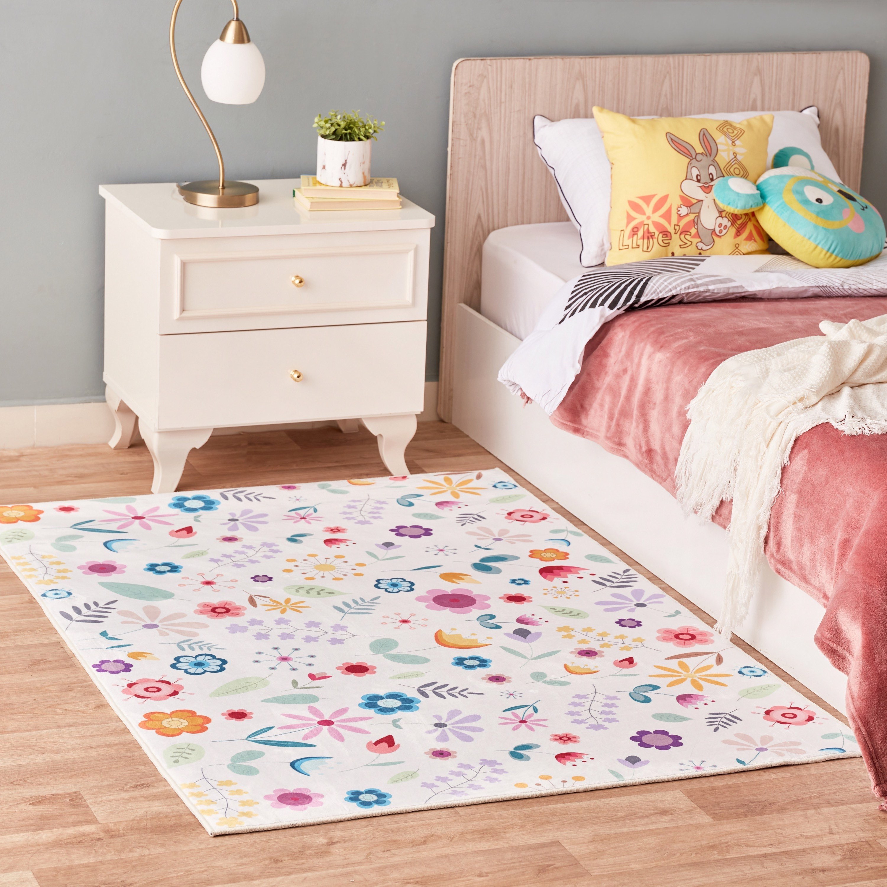 سجادة فلانيل بطبعات من بن أوشيانيا - 110x160 سم-hbxdecorandfurnishings-floorcoverings-rugs-image-2