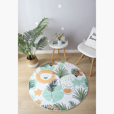 Ben Ocenia Printed Jungle Story Flannel Rug - 100 cms