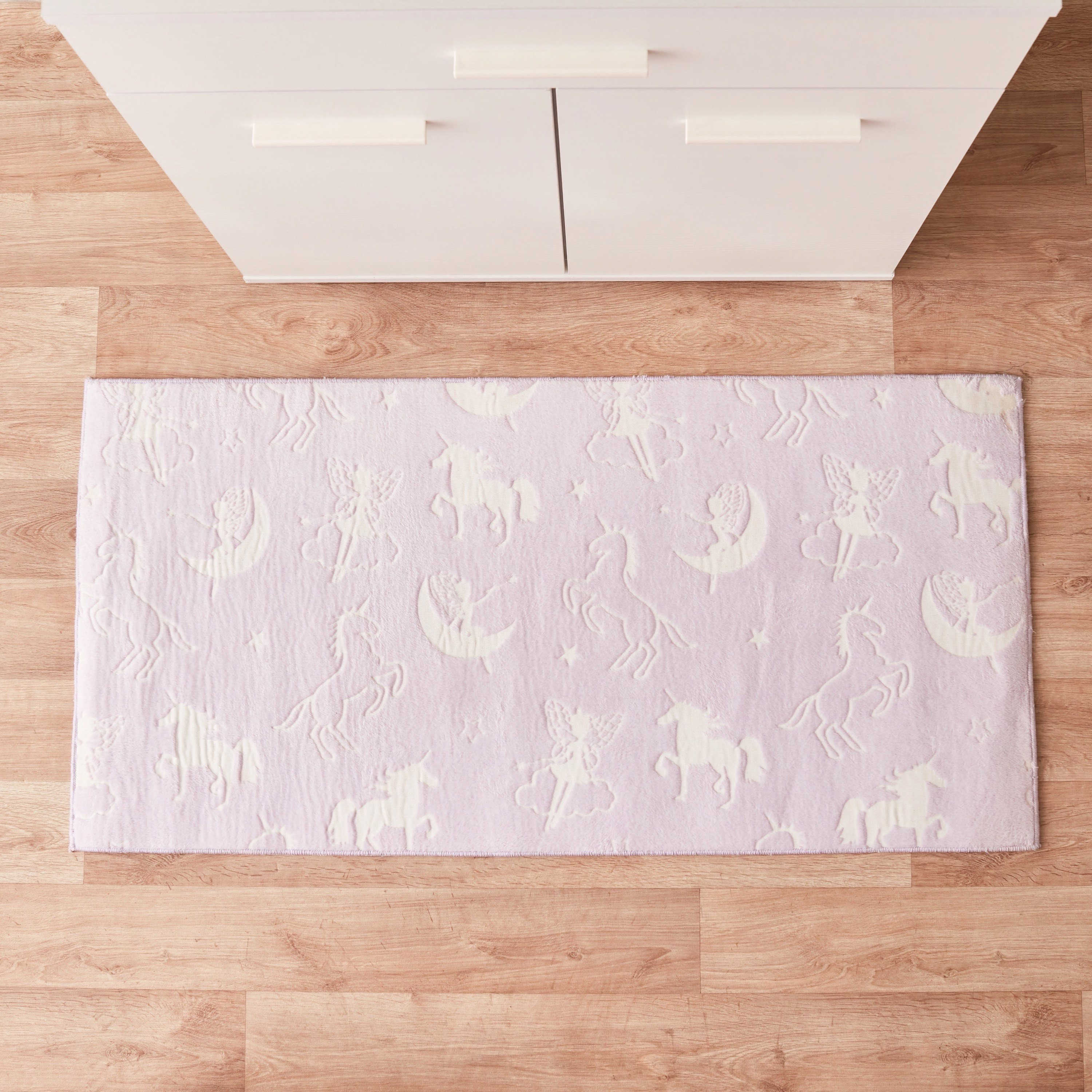 سجادة بتصميم يونيكورن تتوهج في الظلام من بن - 120x60 سم-hbxdecorandfurnishings-floorcoverings-rugs-image-2