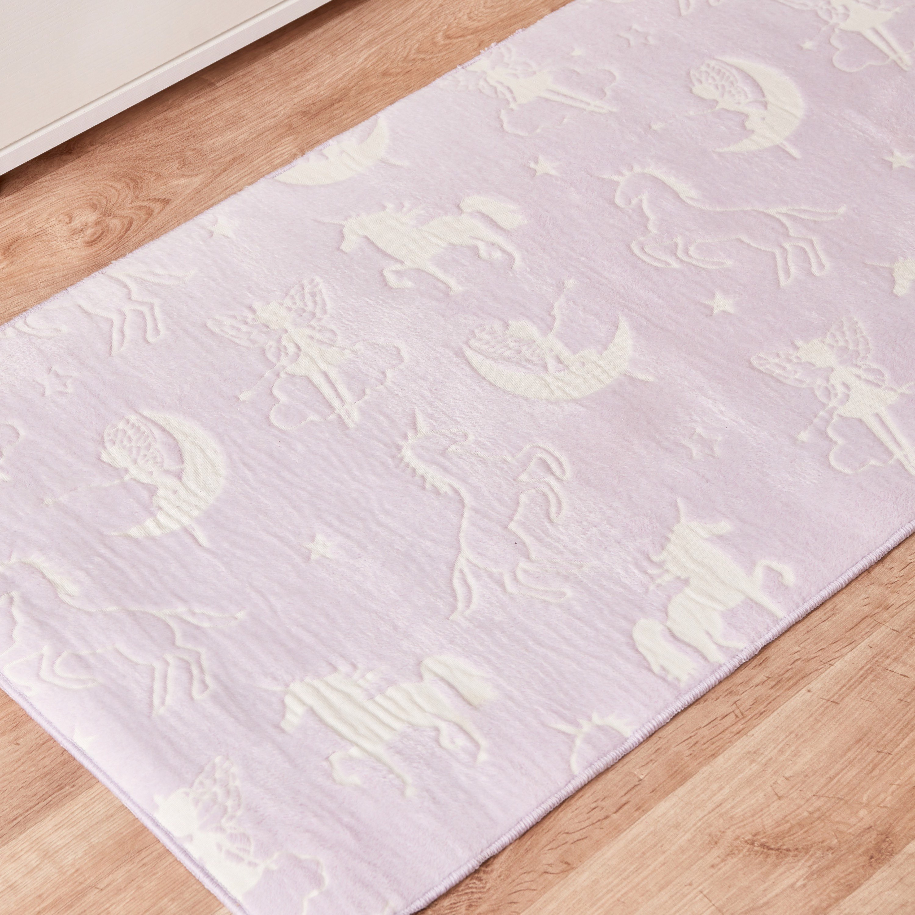 سجادة بتصميم يونيكورن تتوهج في الظلام من بن - 120x60 سم-hbxdecorandfurnishings-floorcoverings-rugs-image-3