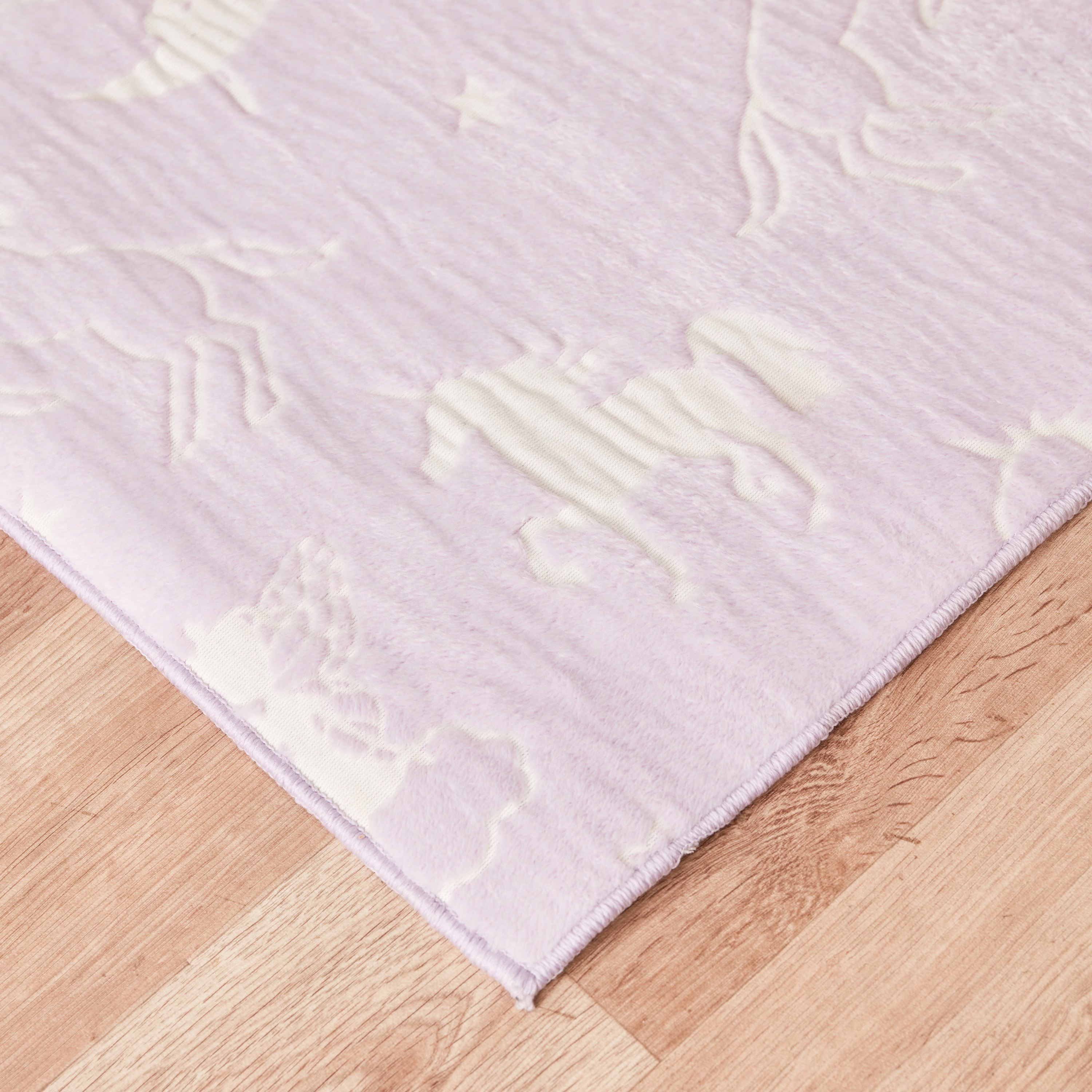 سجادة بتصميم يونيكورن تتوهج في الظلام من بن - 120x60 سم-hbxdecorandfurnishings-floorcoverings-rugs-image-4