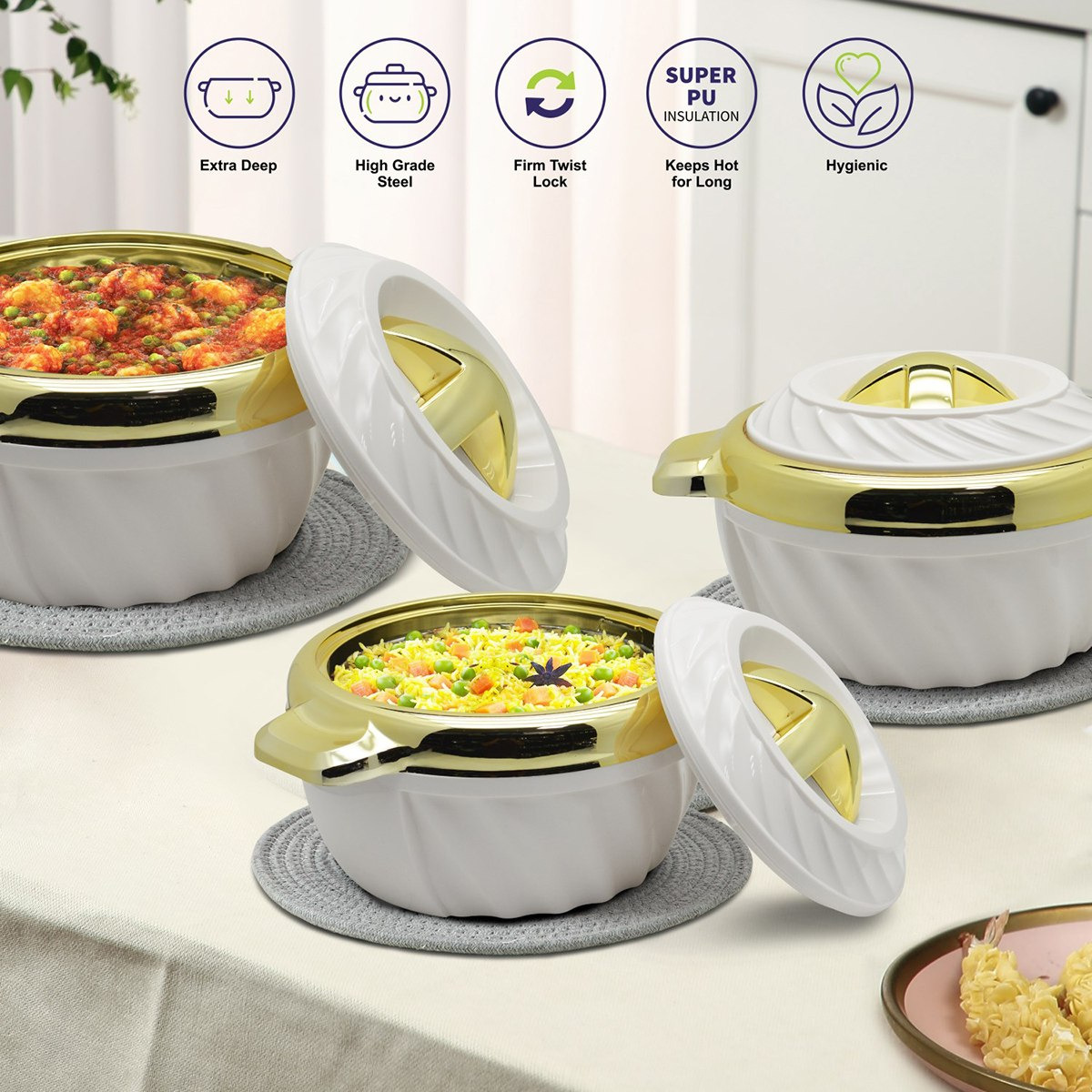 كسرولة بتصميم دوار من فيونا - طقم من 3 قطع-hbxdecorandfurnishings-tabletop-serveware-image-1