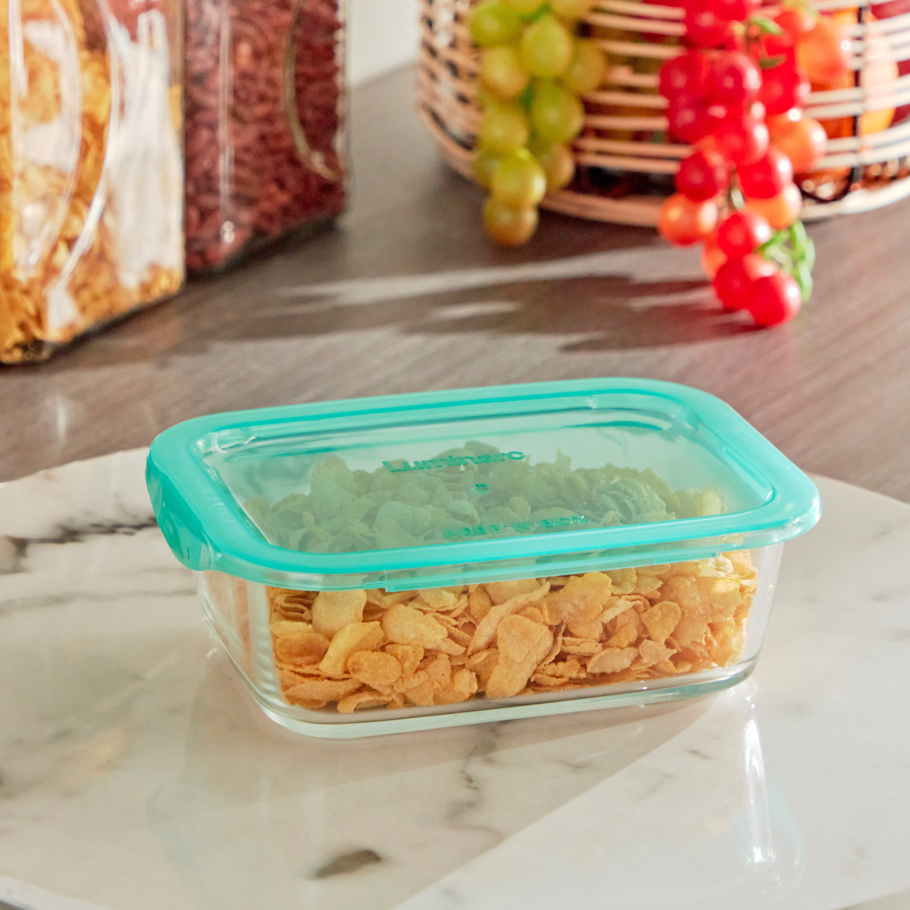 Luminarc Rectangular Flat Keep and Box Food Container - 820 ml-hbxhomeware-hbxkitchen-image-1