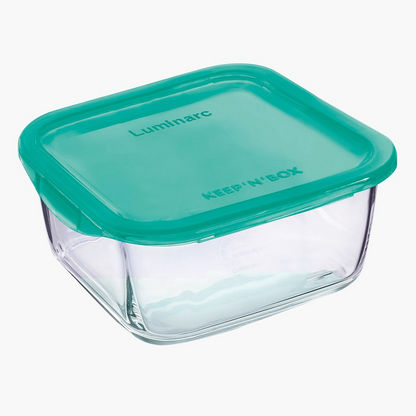 Luminarc Square Keep and Box Food Storage Container - 380 ml